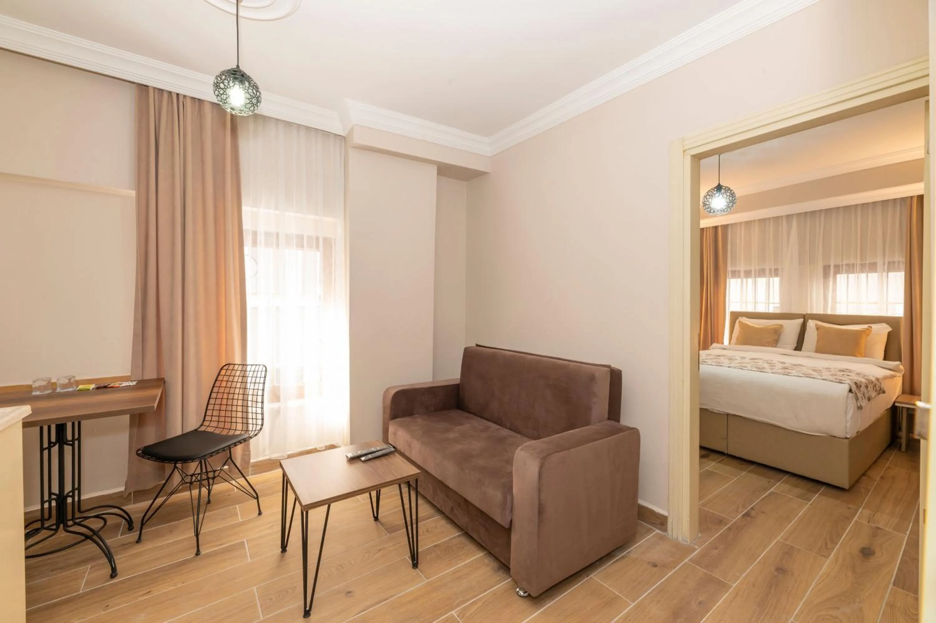 Seating area, Bed in Marida Residence - Istanbul Taksim