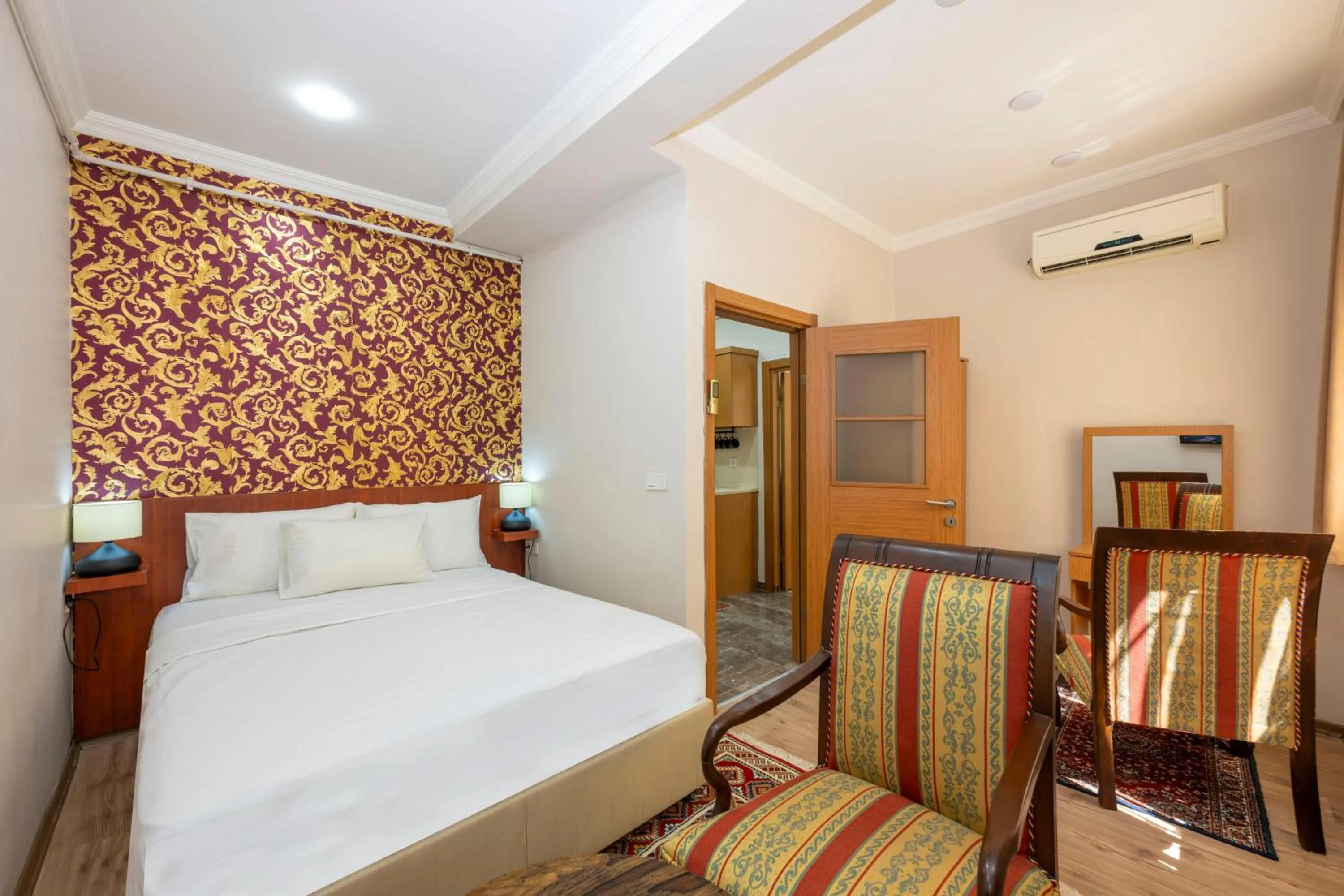 Bed in Marida Residence - Istanbul Taksim