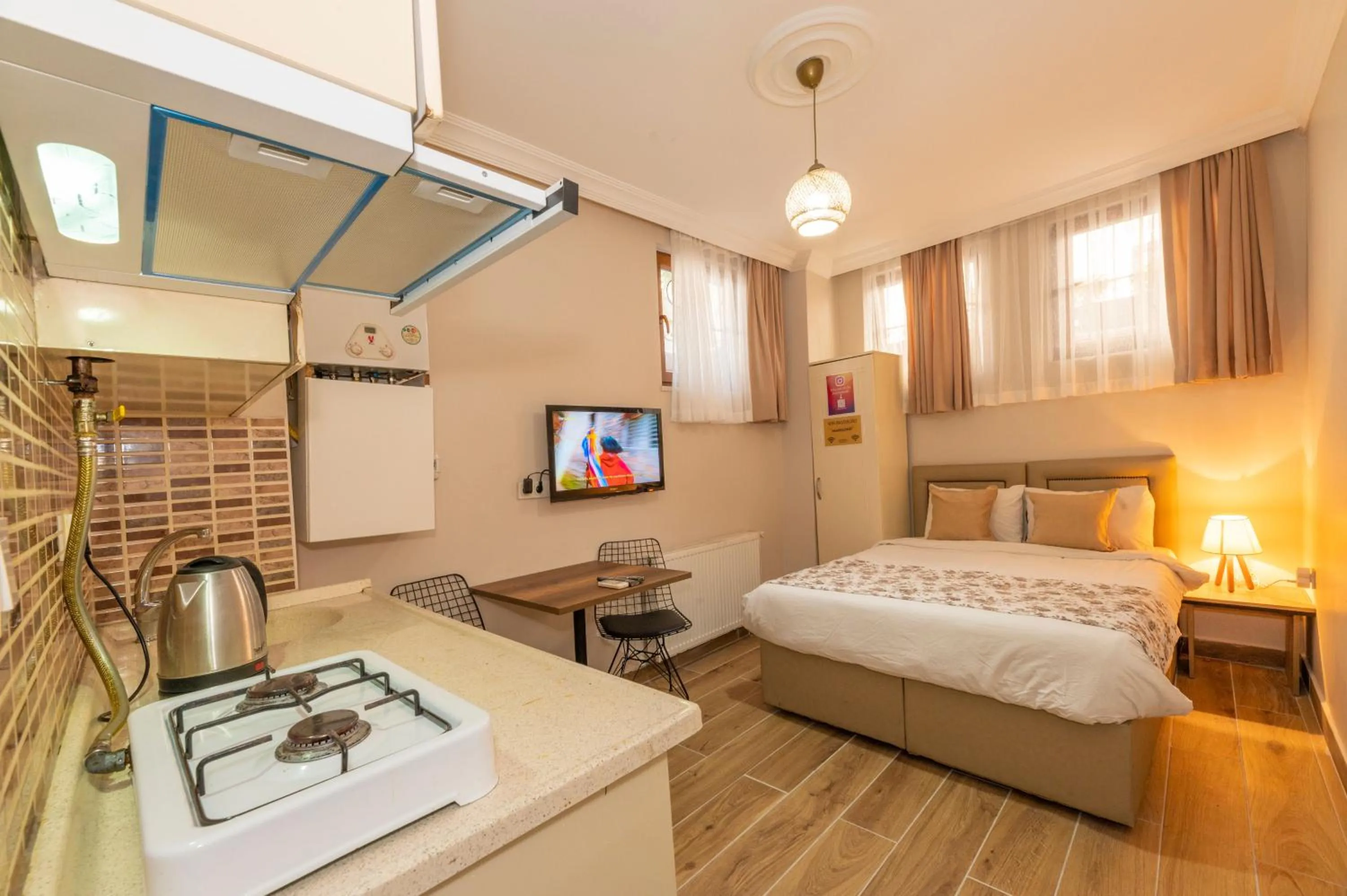 TV and multimedia, Bed in Marida Residence - Istanbul Taksim