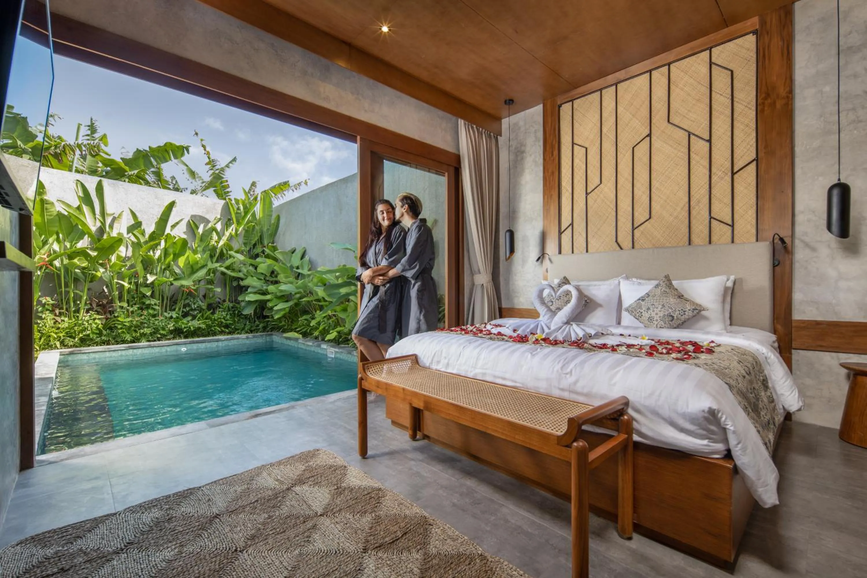 Bedroom, Bed in Agrapana Beach Villa