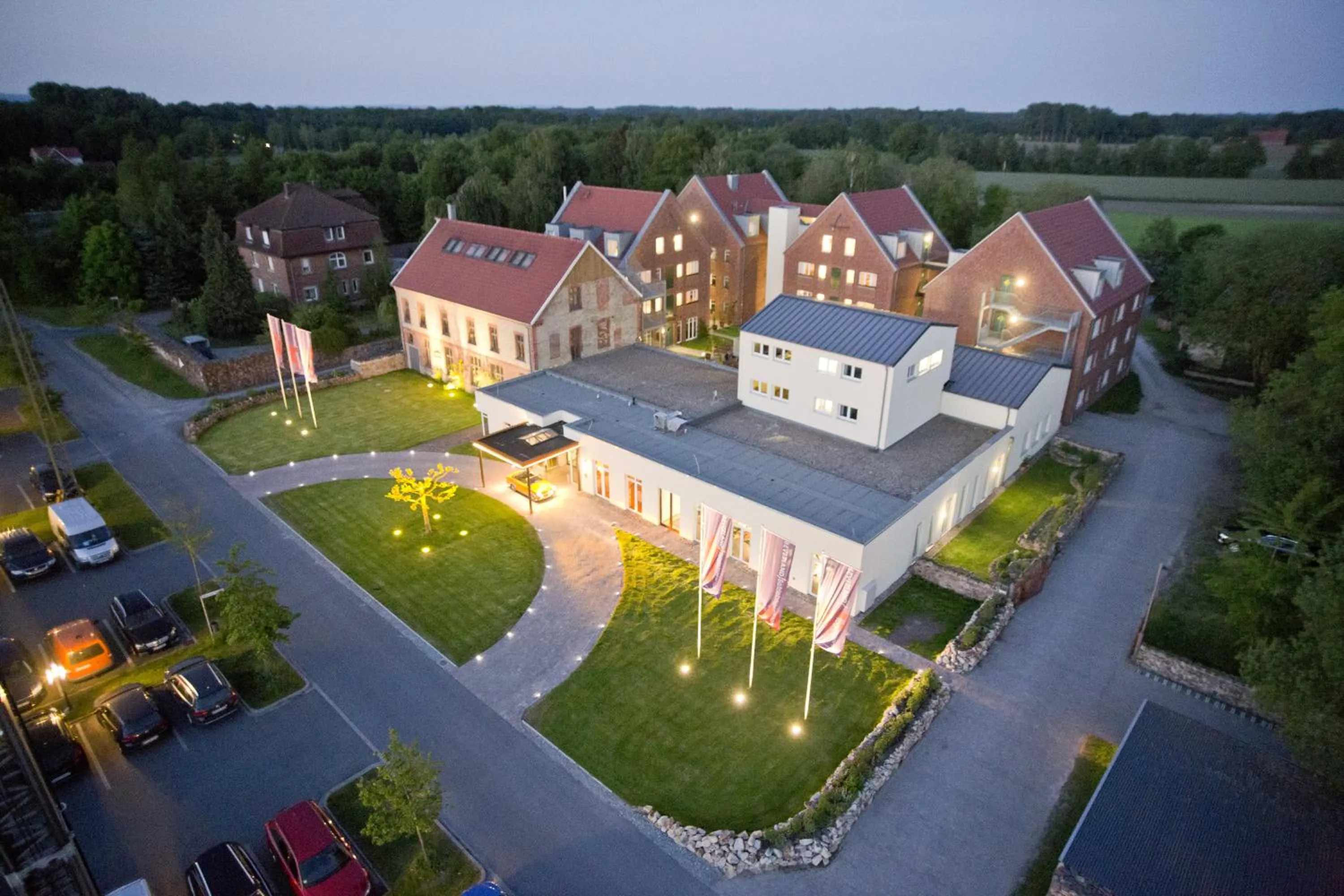 Bird's eye view in Landhotel Beverland bei Münster