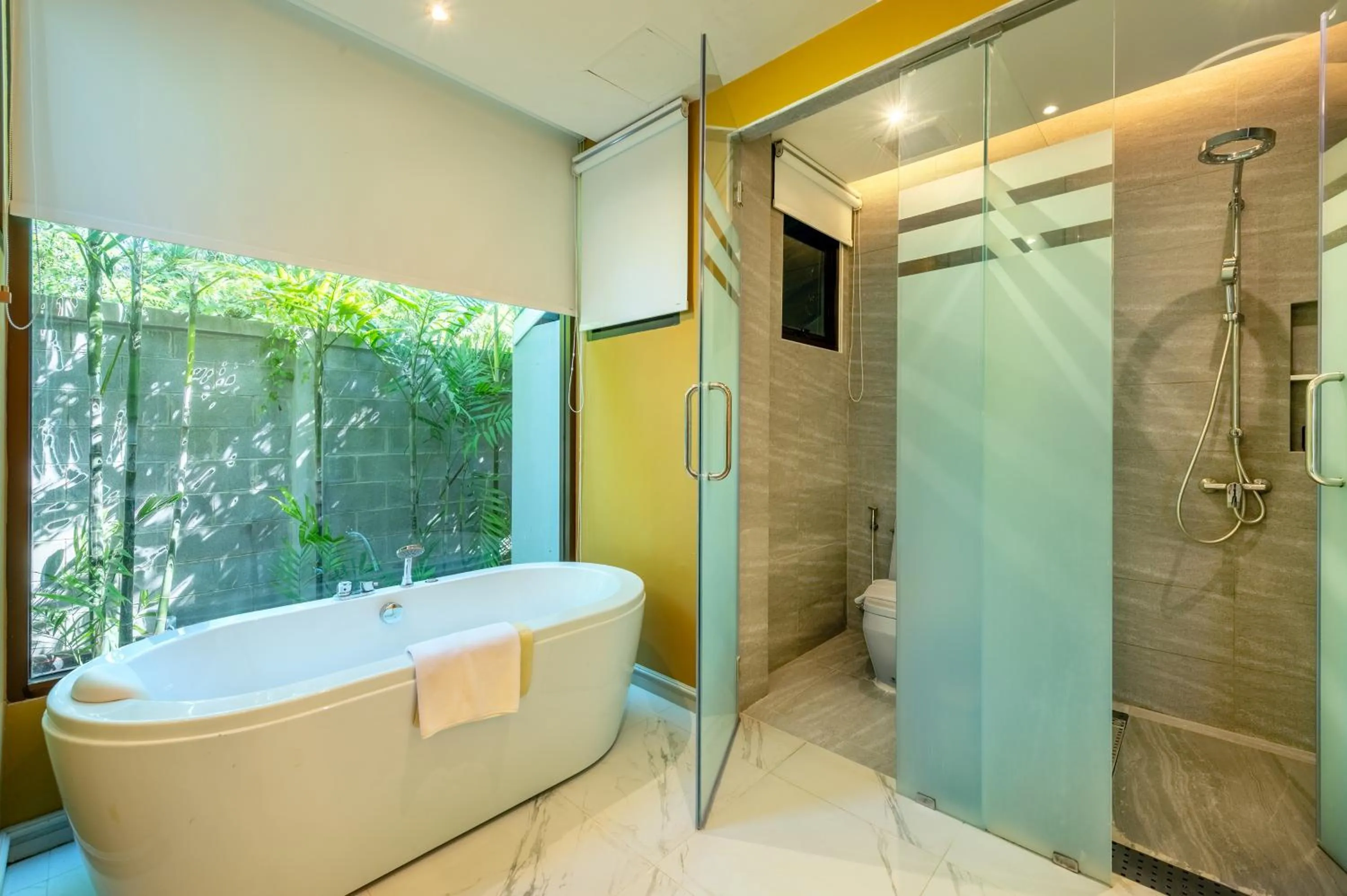 Shower in Phukalini Luxury Pool Villa & Onsen