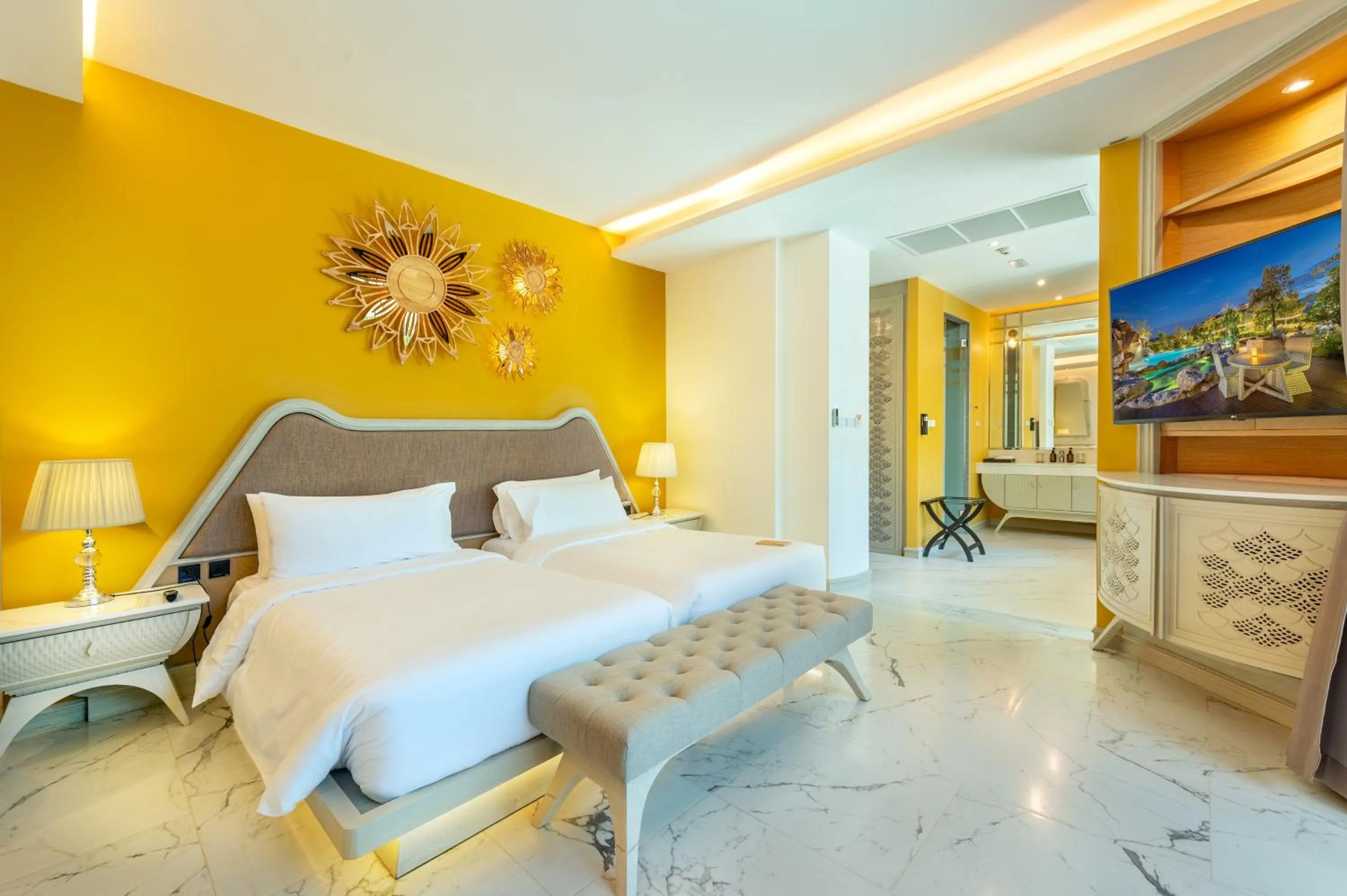 Bedroom, Bed in Phukalini Luxury Pool Villa & Onsen