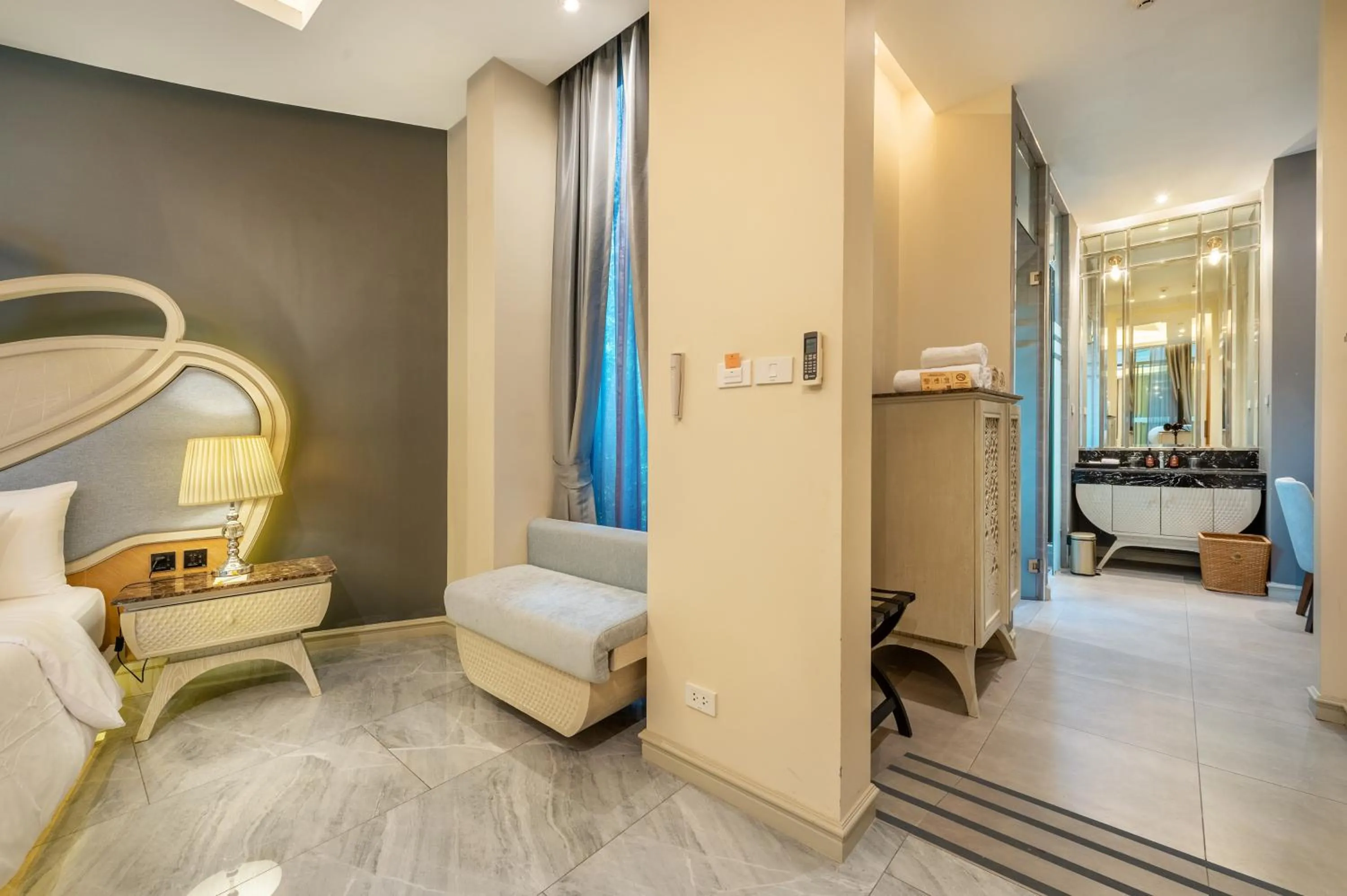 Bedroom, Bed in Phukalini Luxury Pool Villa & Onsen