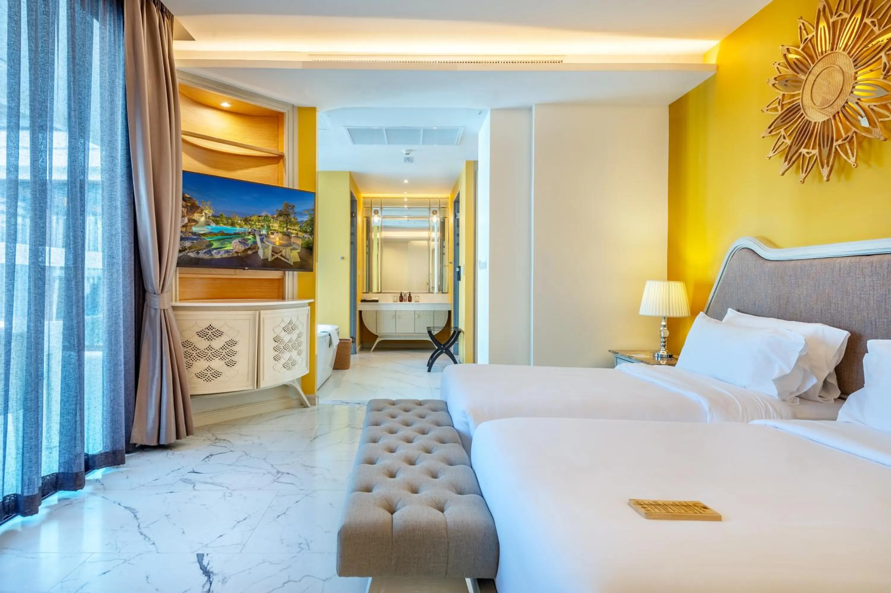 Bedroom, Bed in Phukalini Luxury Pool Villa & Onsen