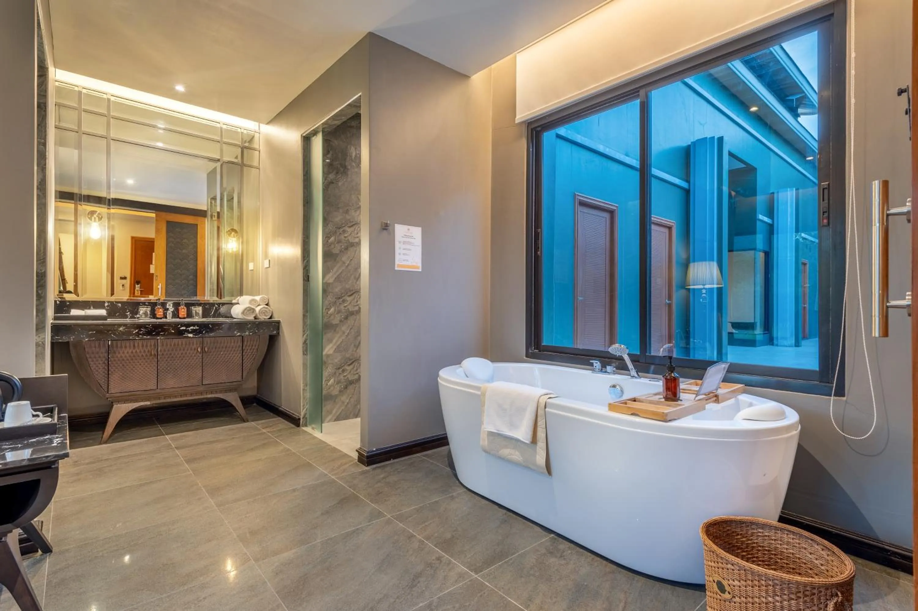 Bathroom in Phukalini Luxury Pool Villa & Onsen