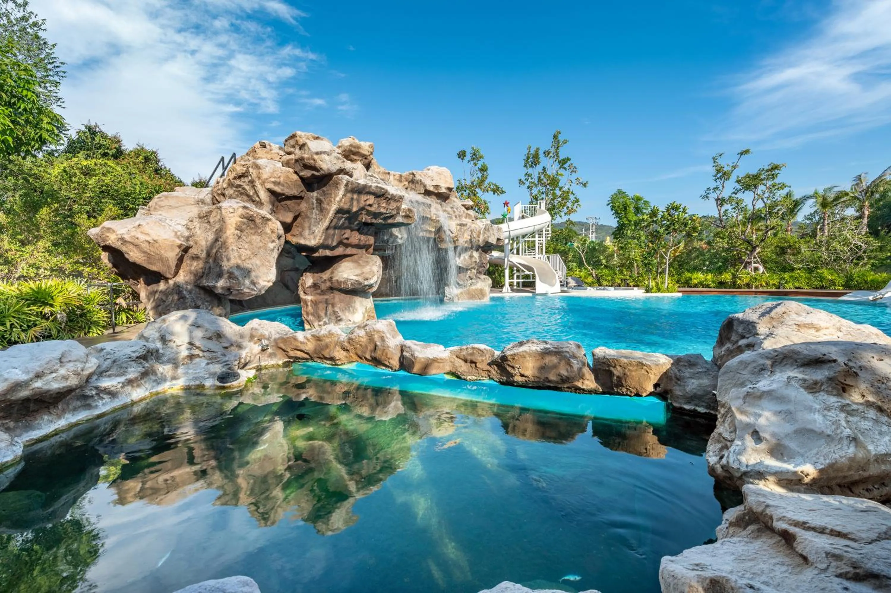 Swimming pool in Phukalini Luxury Pool Villa & Onsen