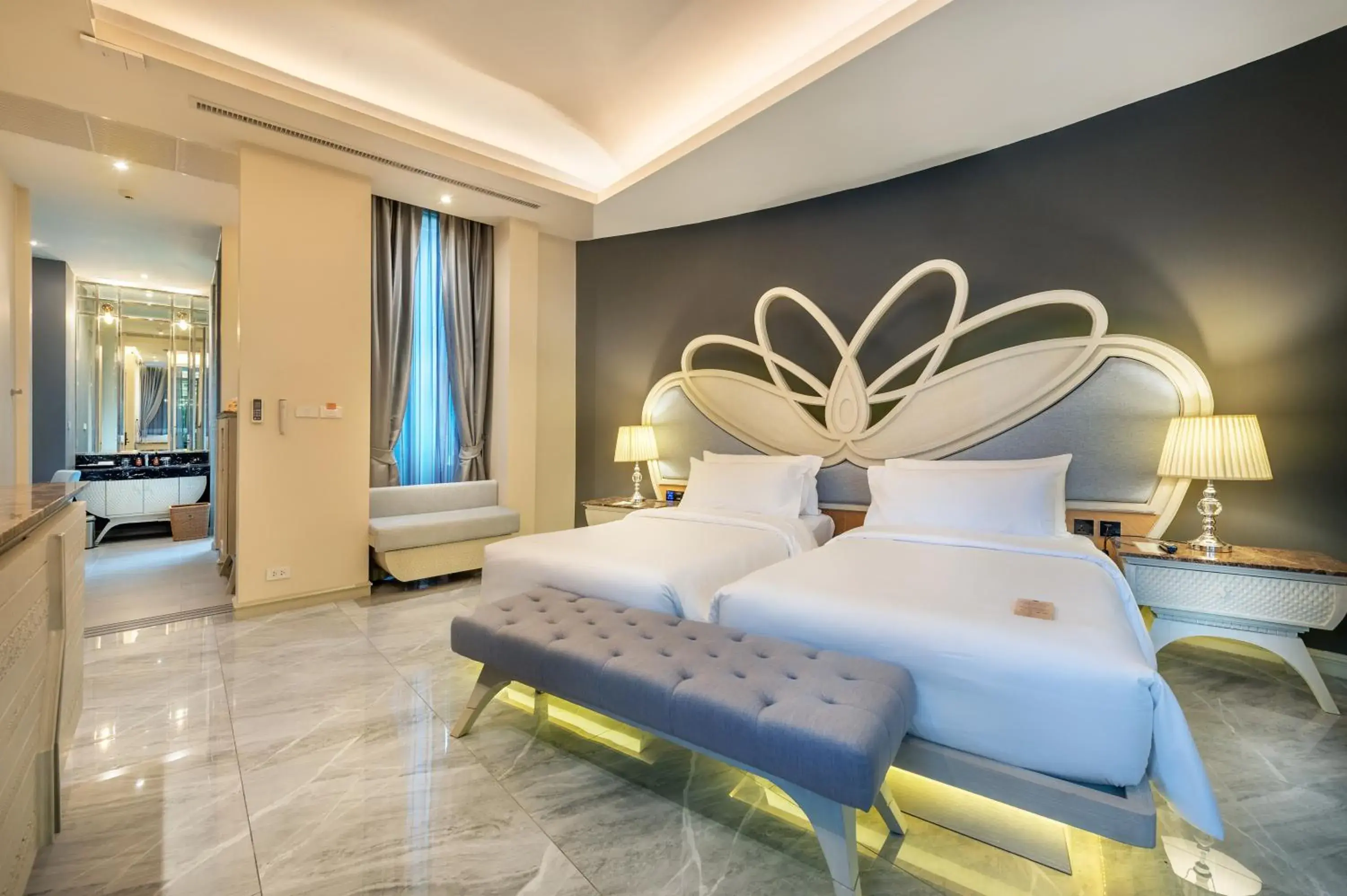 Bedroom, Bed in Phukalini Luxury Pool Villa & Onsen Bedroom, Bed in Phukalini Luxury Pool Villa & Onsen