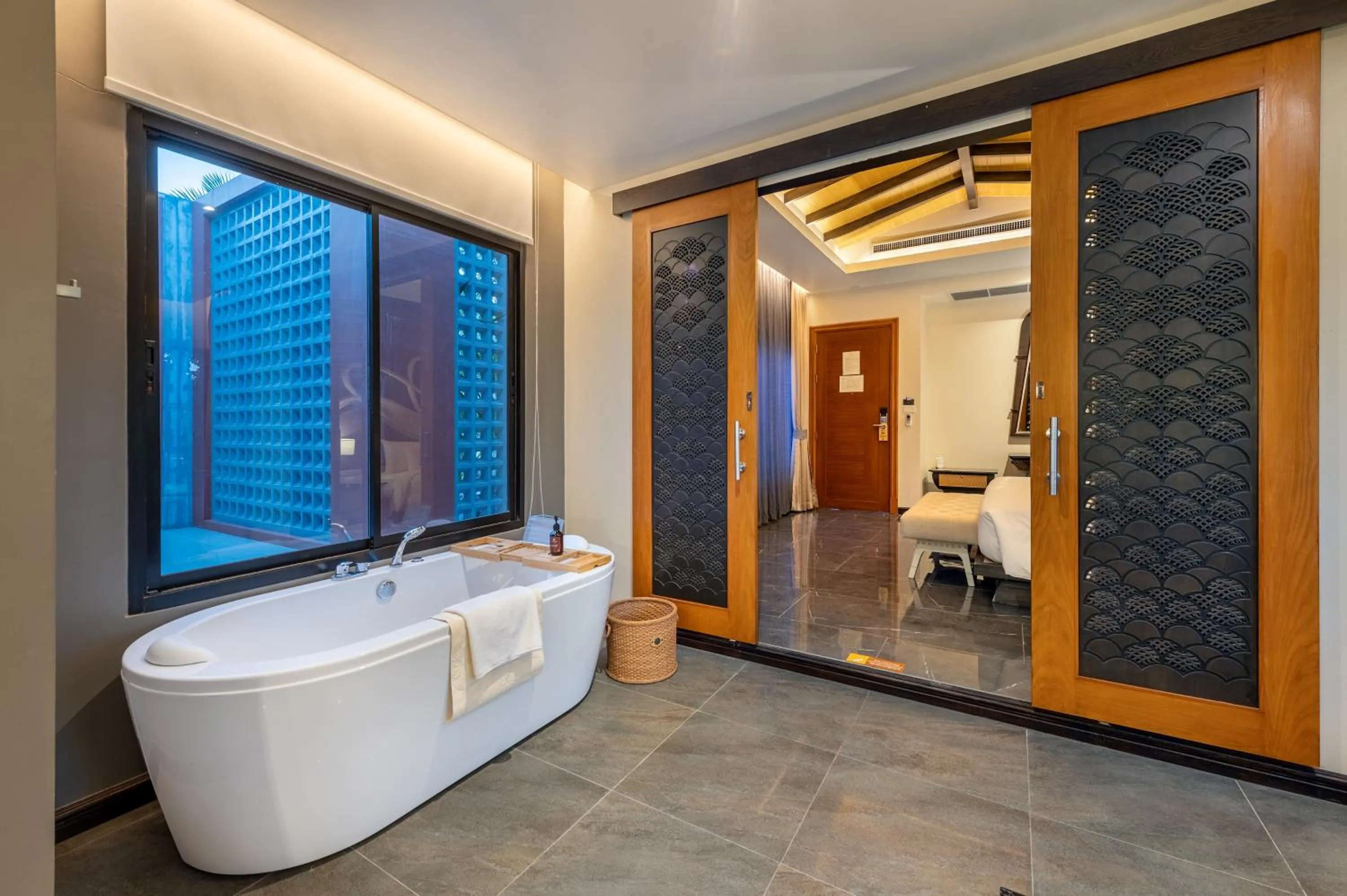Bath in Phukalini Luxury Pool Villa & Onsen
