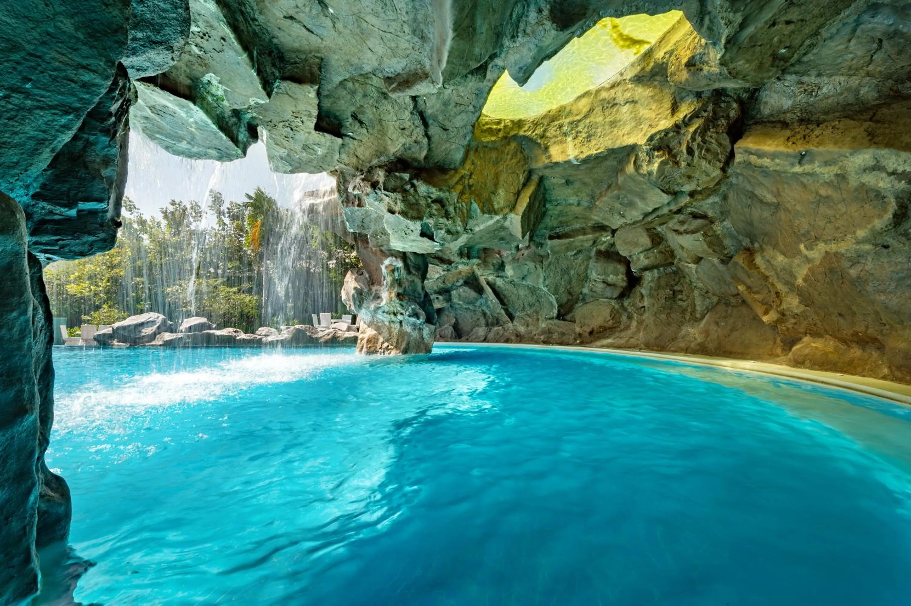 Swimming pool in Phukalini Luxury Pool Villa & Onsen