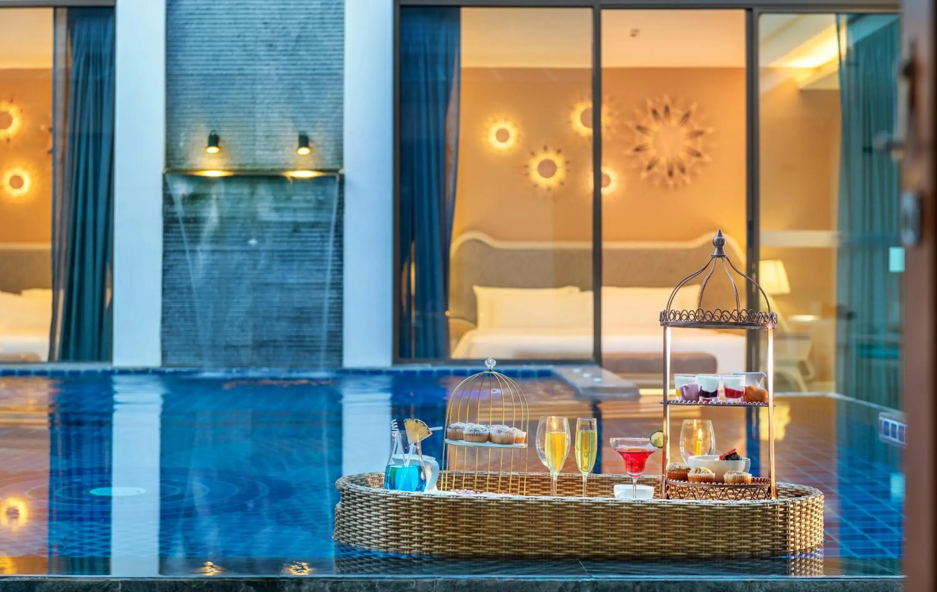 Pool view in Phukalini Luxury Pool Villa & Onsen Pool view in Phukalini Luxury Pool Villa & Onsen