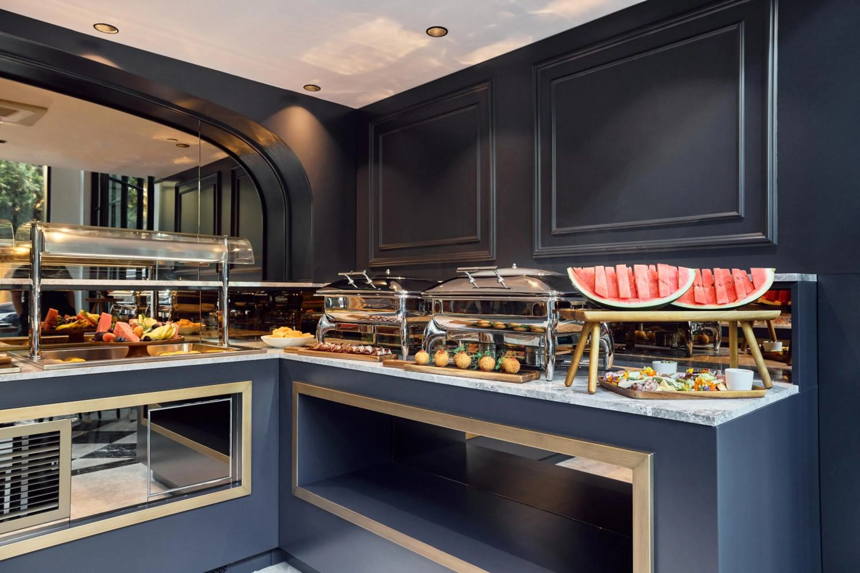 Buffet breakfast in La Fleur Boutique Hotel