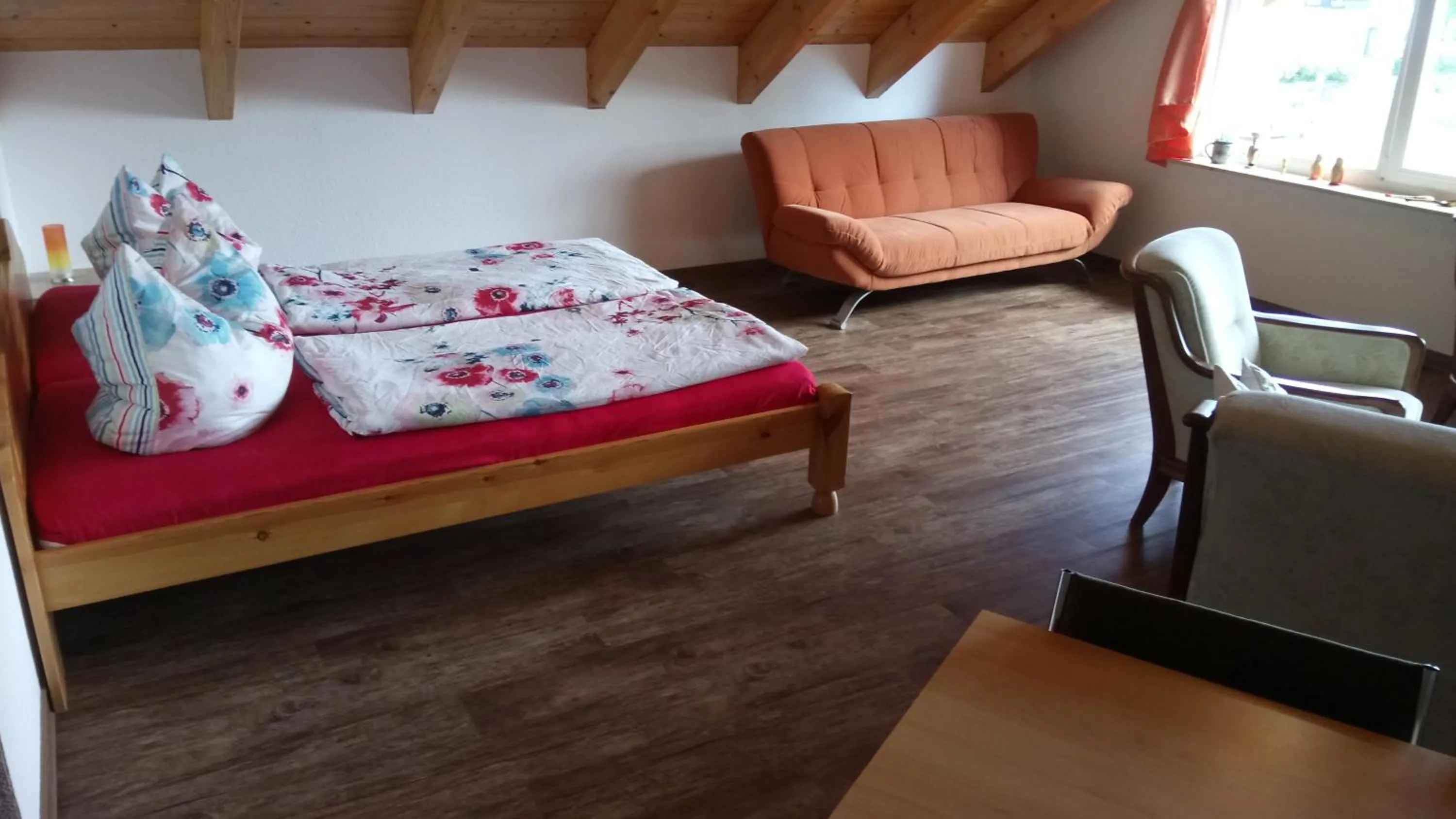 Living room, Bed in Apartmenthaus Reichelt