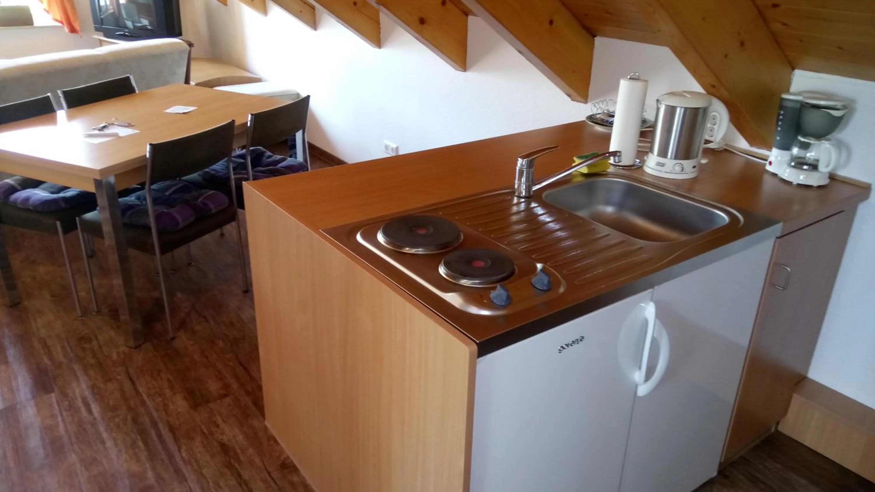 Kitchen or kitchenette in Apartmenthaus Reichelt