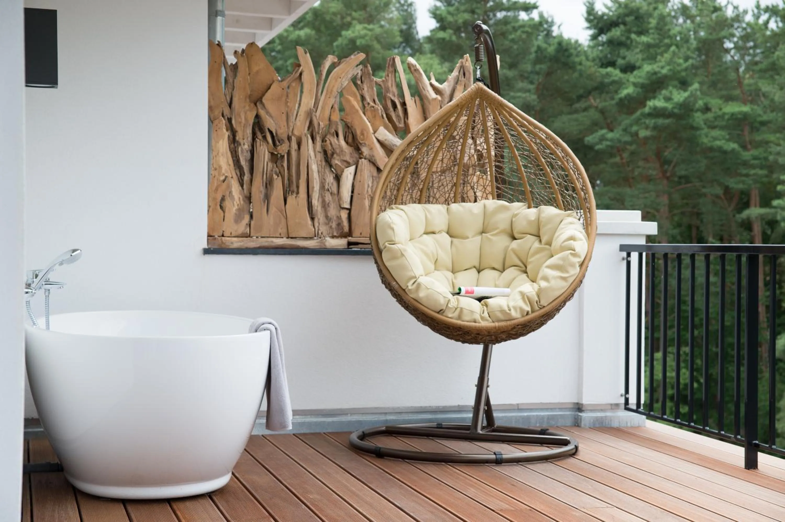 Balcony/Terrace in Aparthotel Ostseeperle Glowe - schön gestrandet