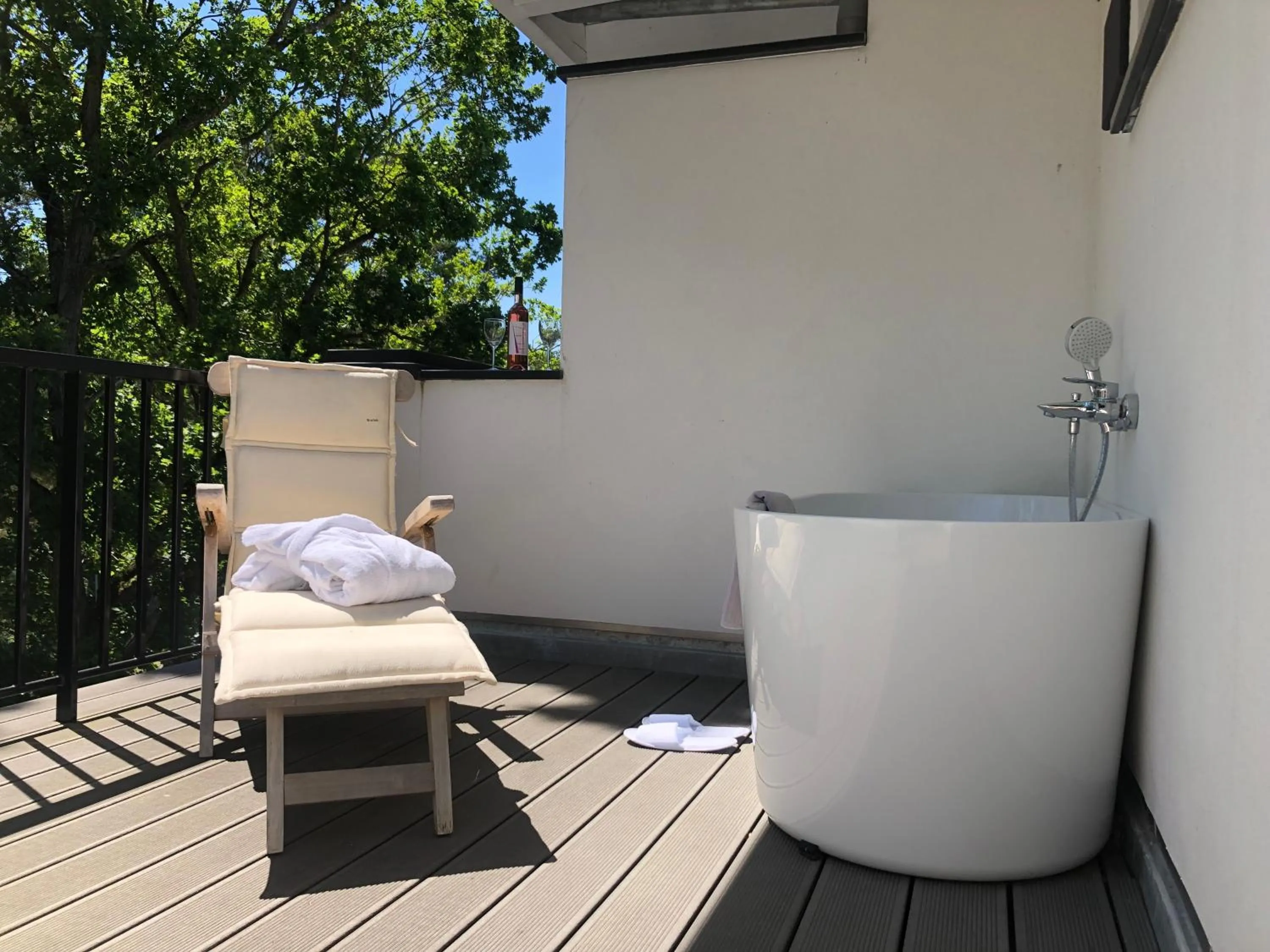 Balcony/Terrace in Aparthotel Ostseeperle Glowe - schön gestrandet