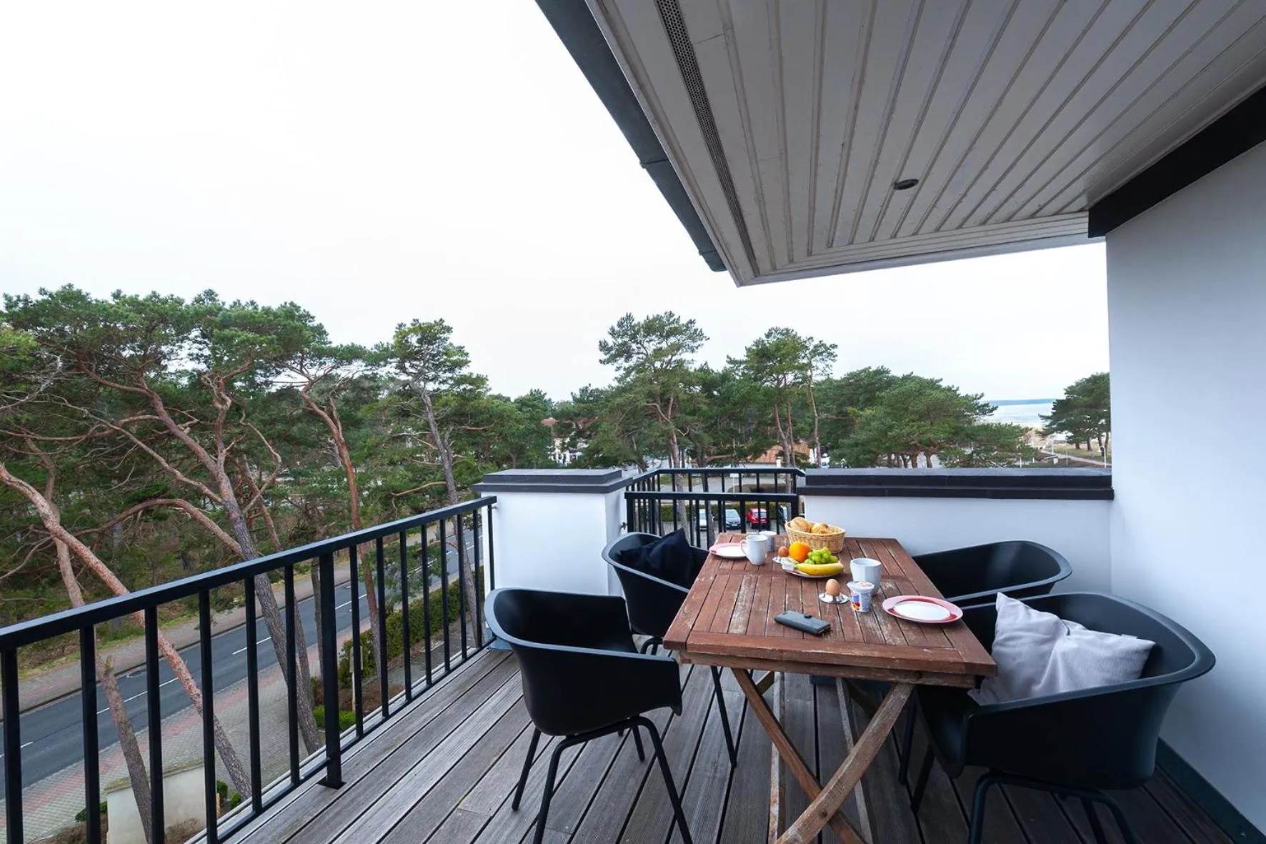 Balcony/Terrace in Aparthotel Ostseeperle Glowe - schön gestrandet