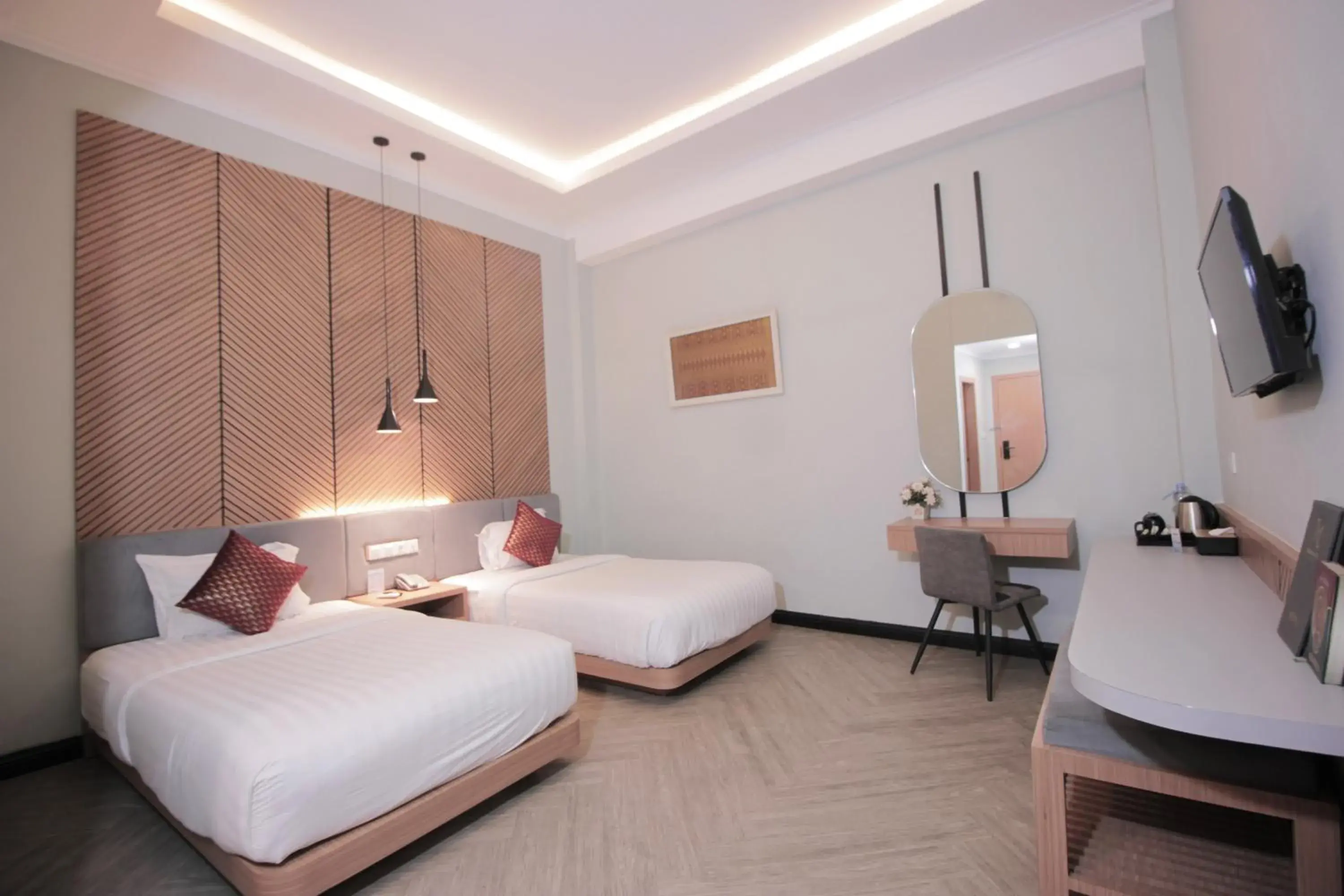 Bed in Muara Hotel Bukittinggi Bed in Muara Hotel Bukittinggi