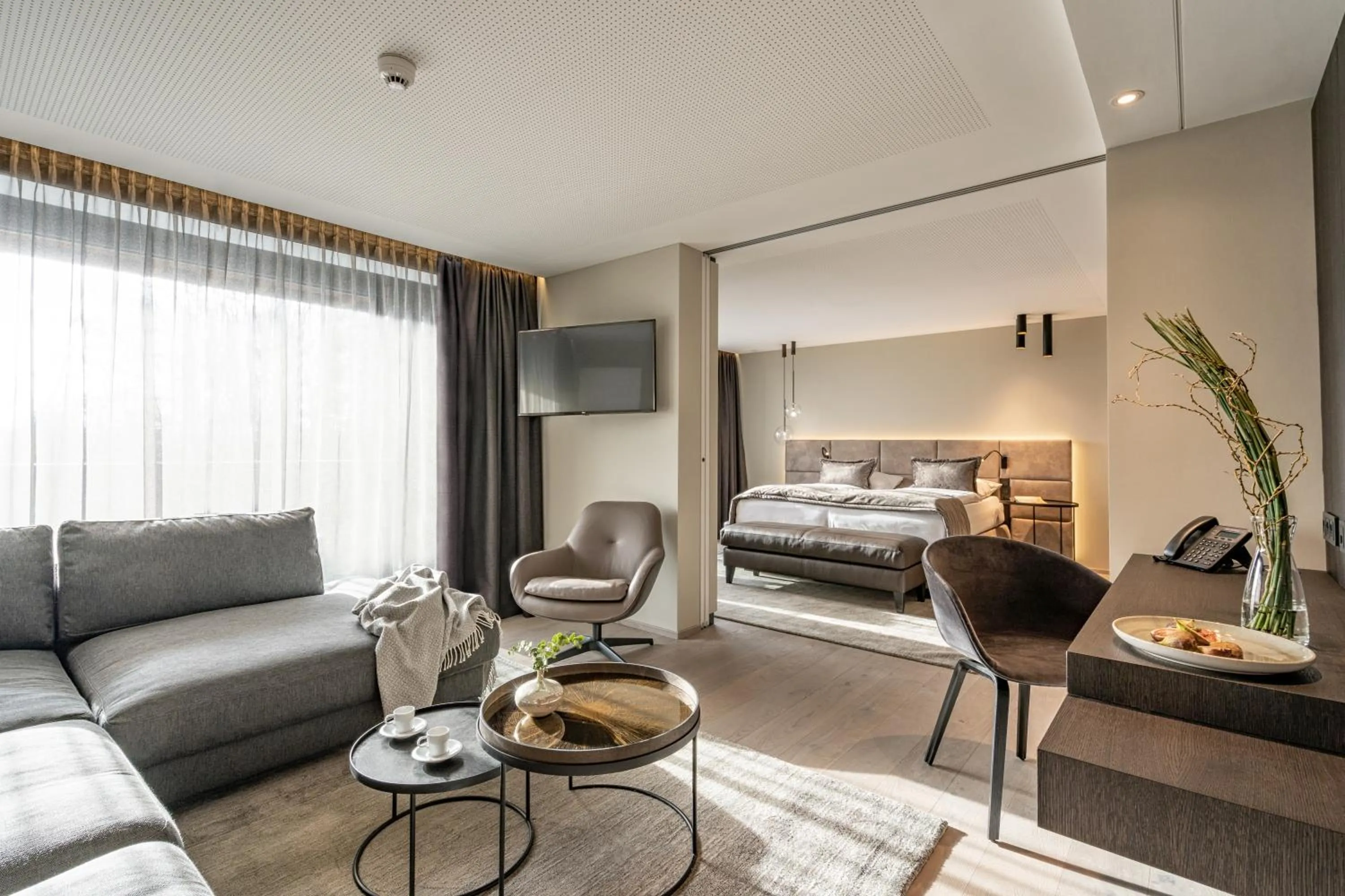 Bed in Hotel Riedenburg