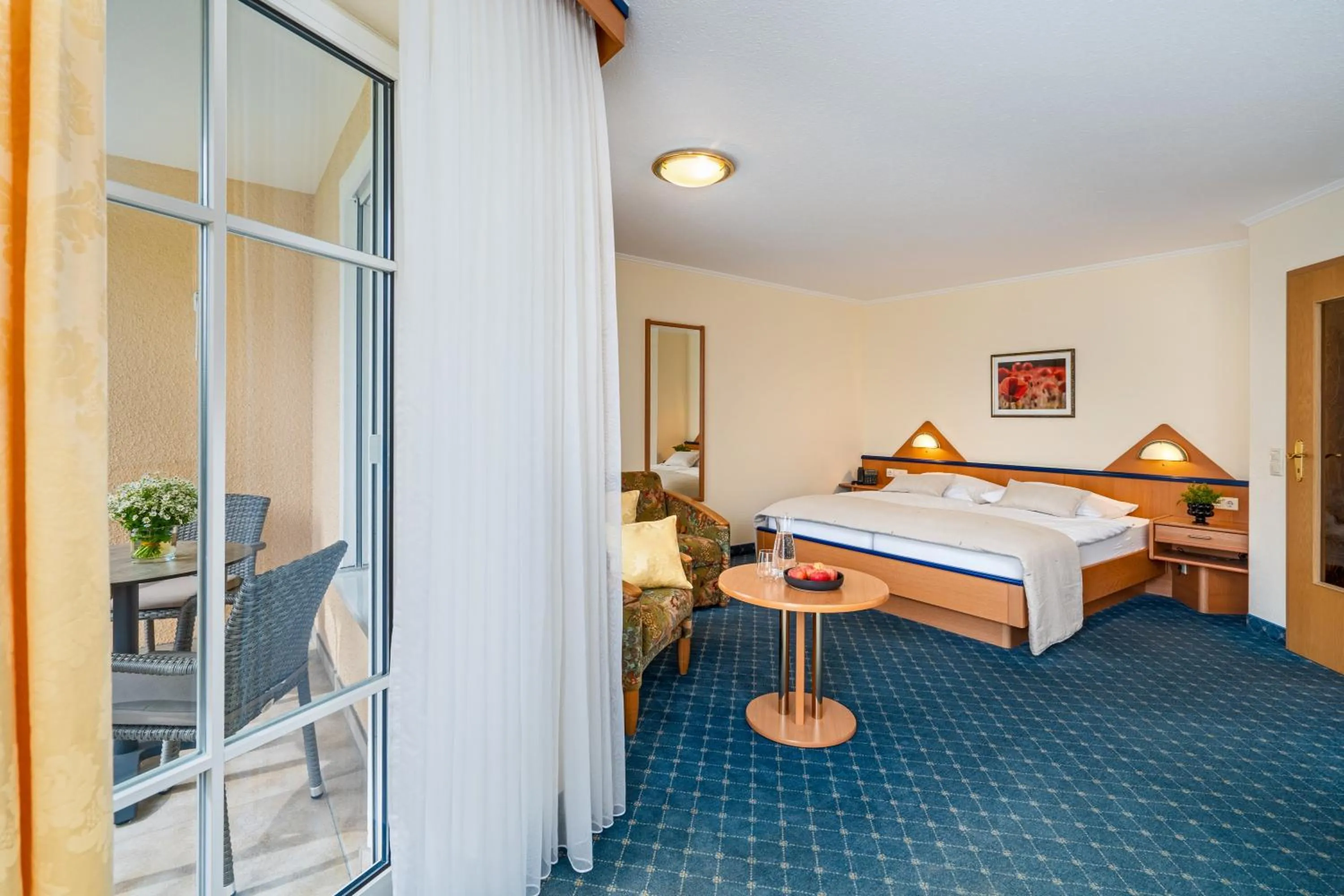 Bed in Hotel Riedenburg