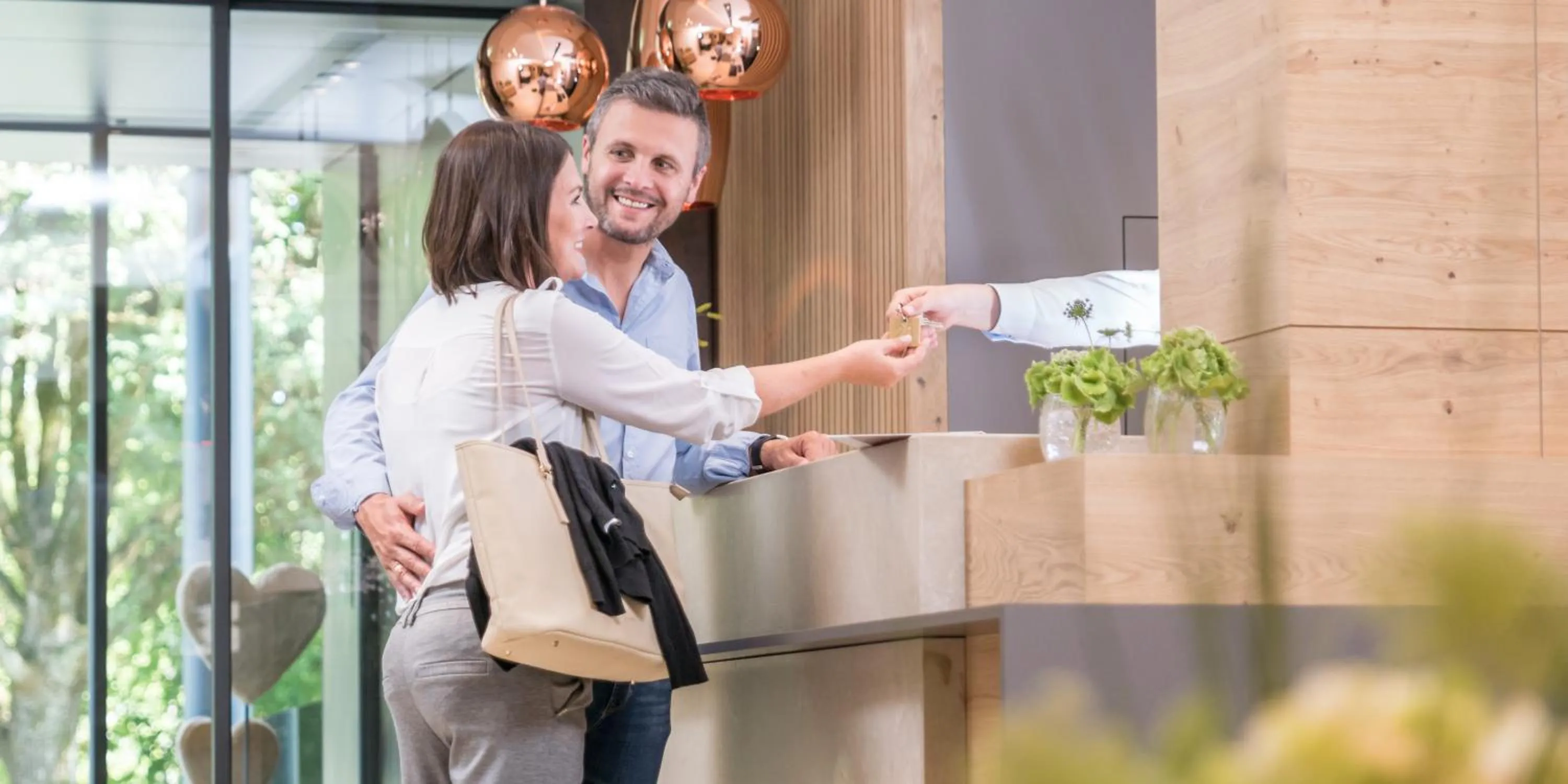 Lobby or reception in Hotel Riedenburg