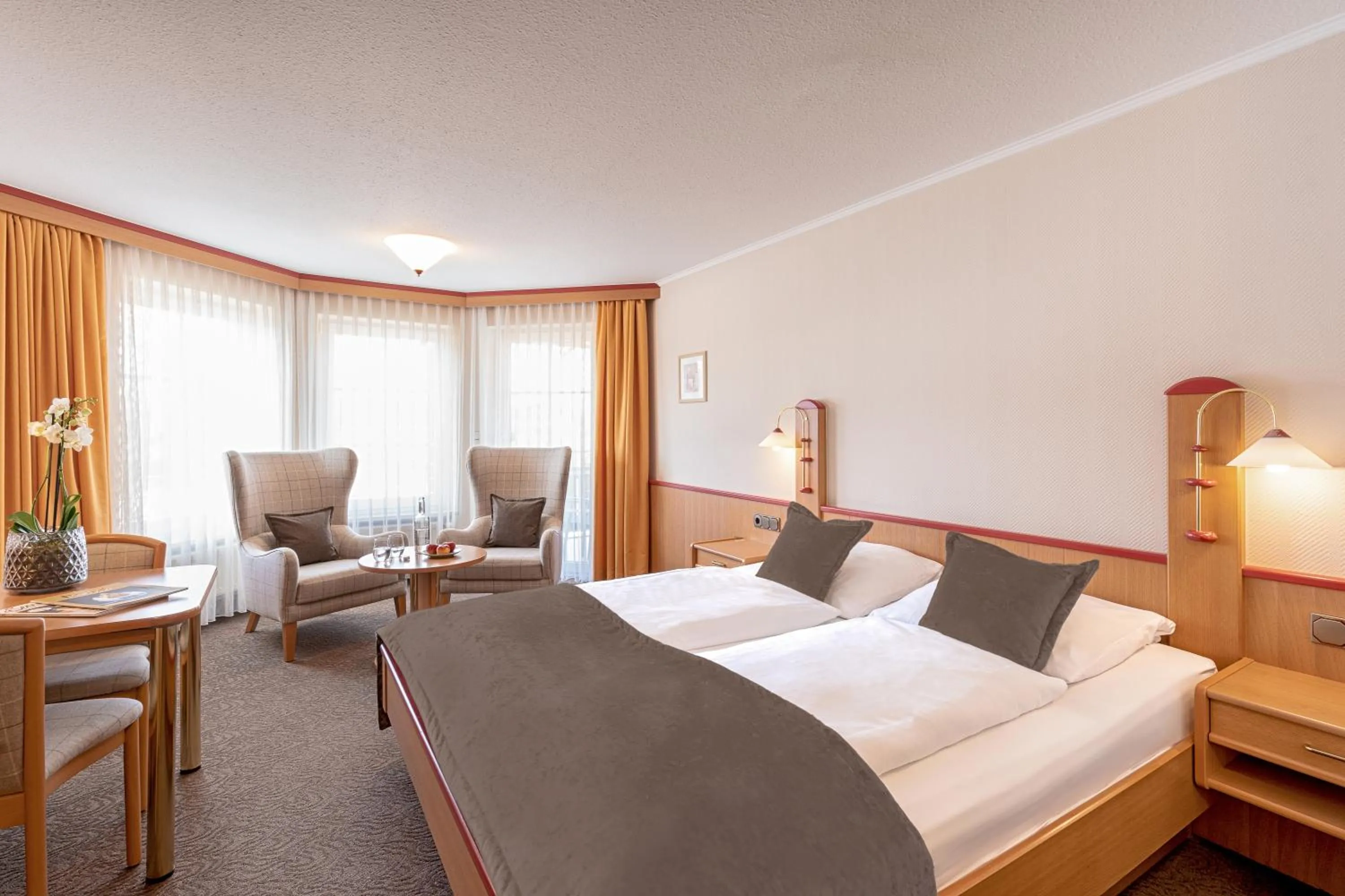 Bed in Hotel Riedenburg