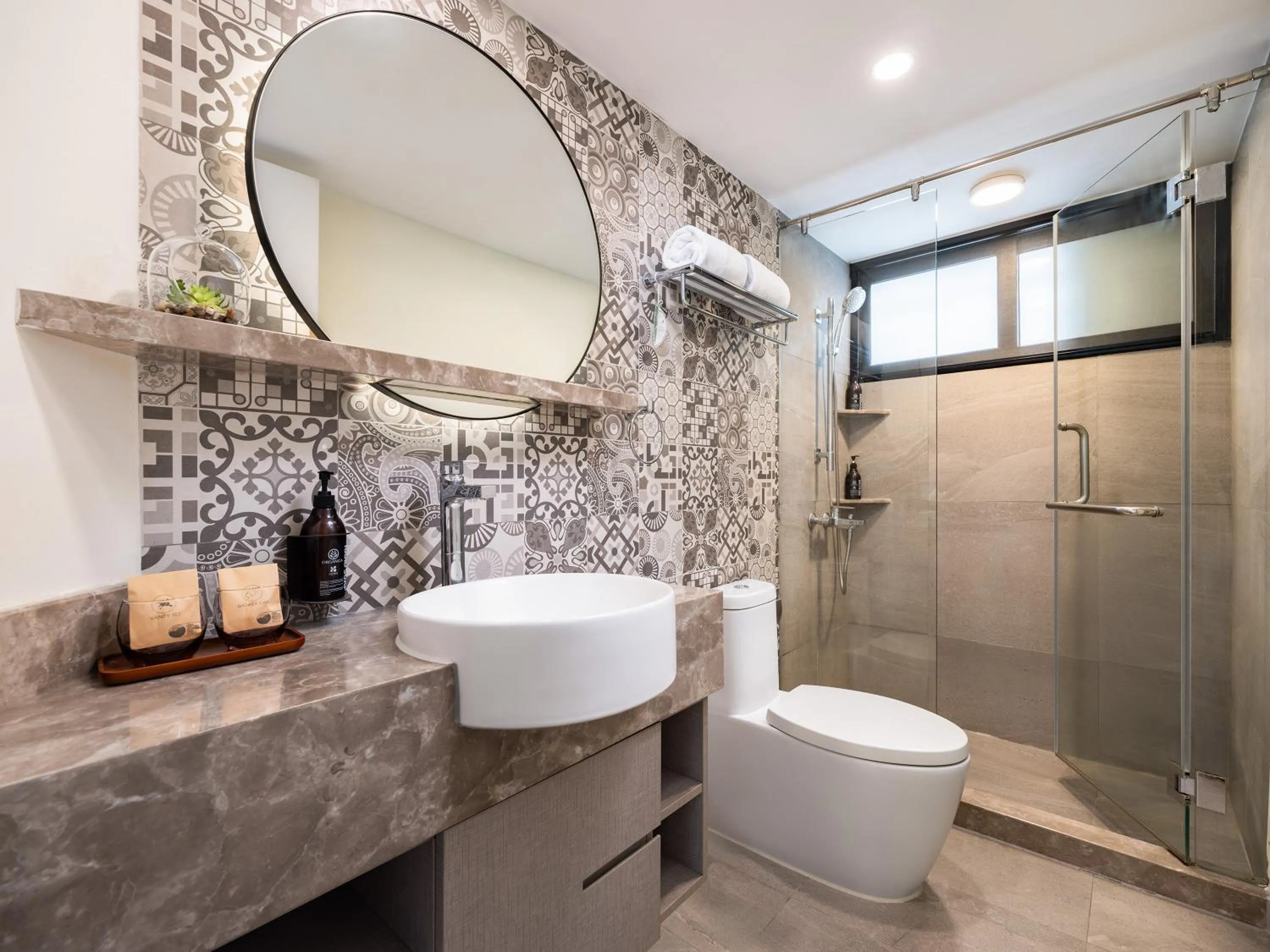 Bathroom in Somerset Grand Hanoi