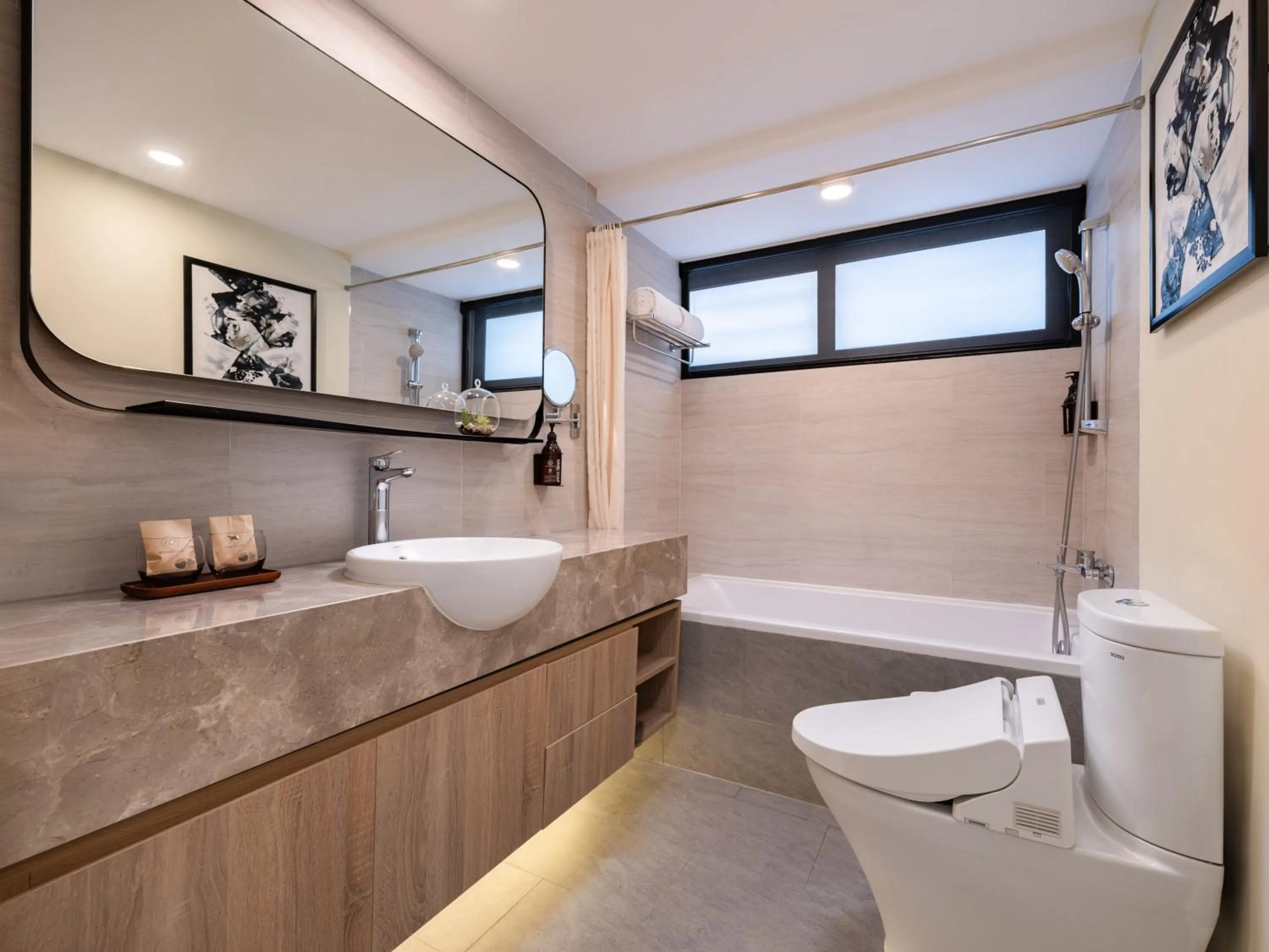 Bathroom in Somerset Grand Hanoi