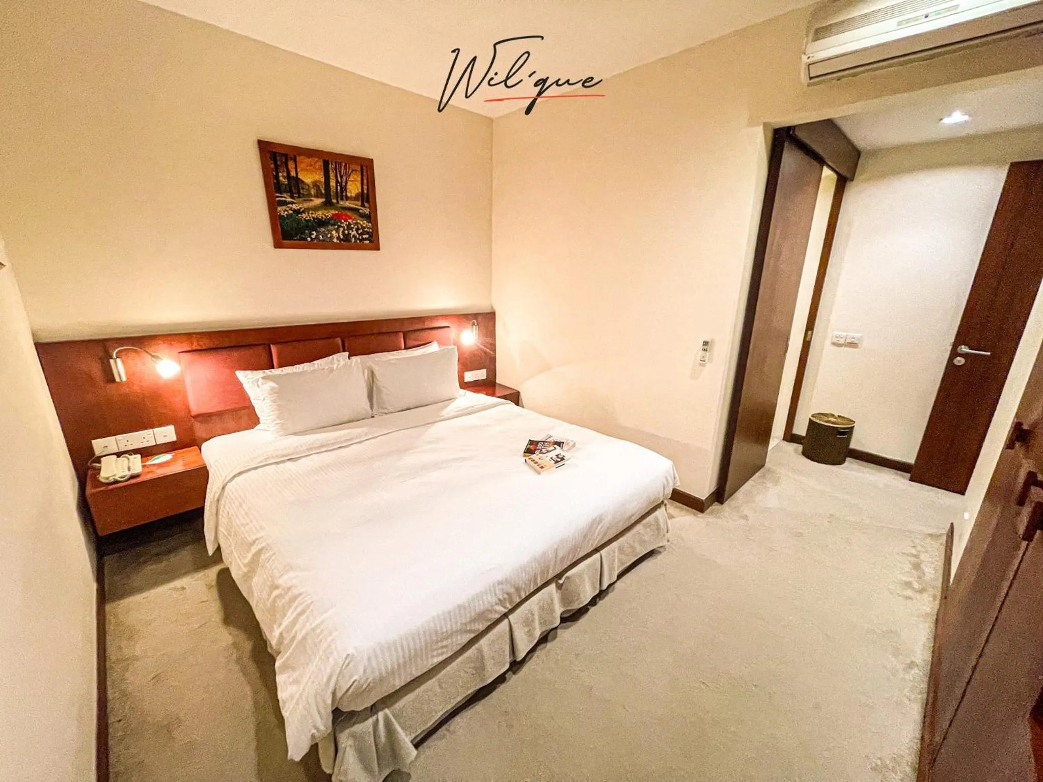 Bed in Wil'que Westlake Hotel & Residences