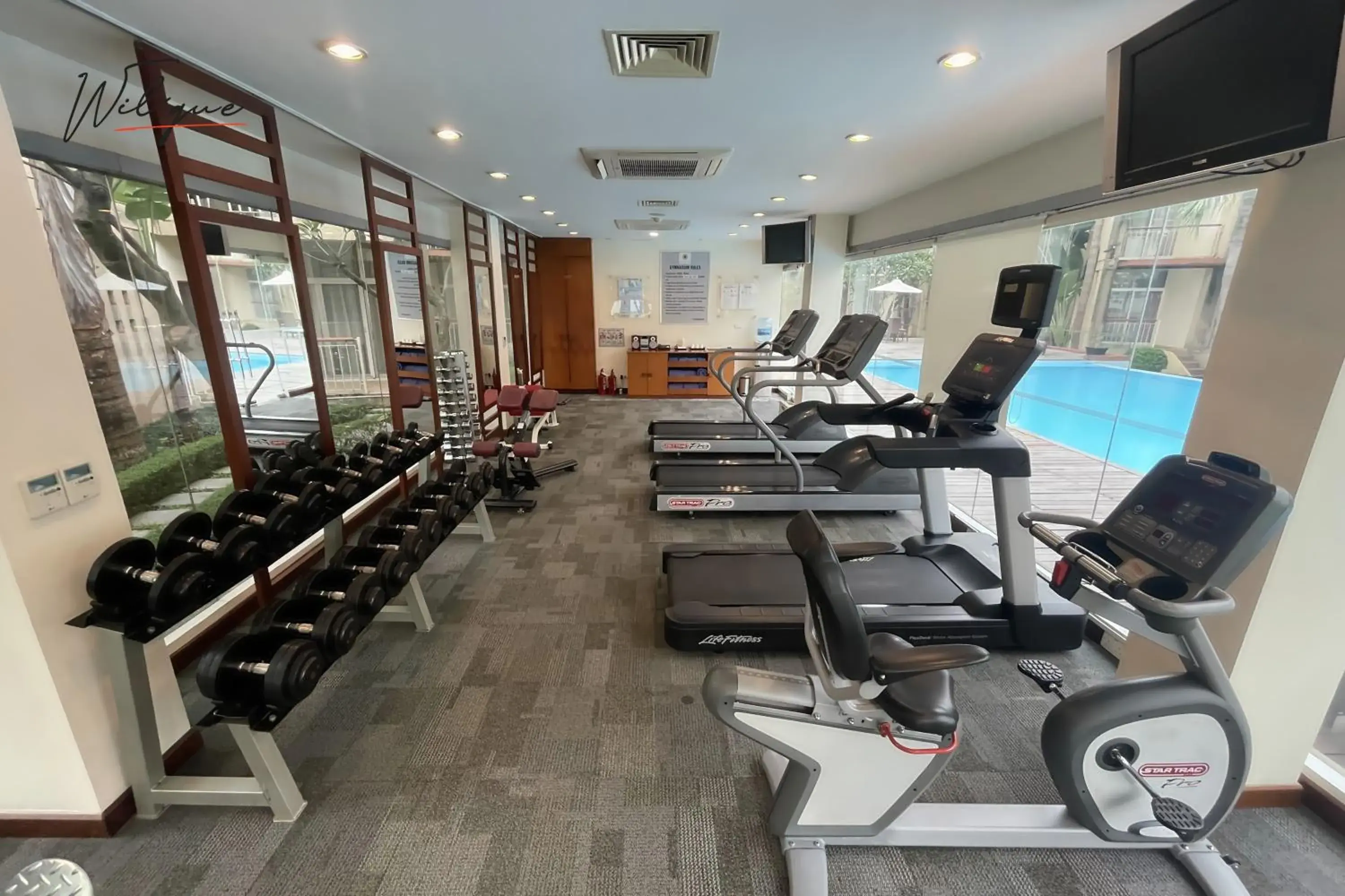 Fitness centre/facilities in Wil'que Westlake Hotel & Residences Fitness centre/facilities in Wil'que Westlake Hotel & Residences