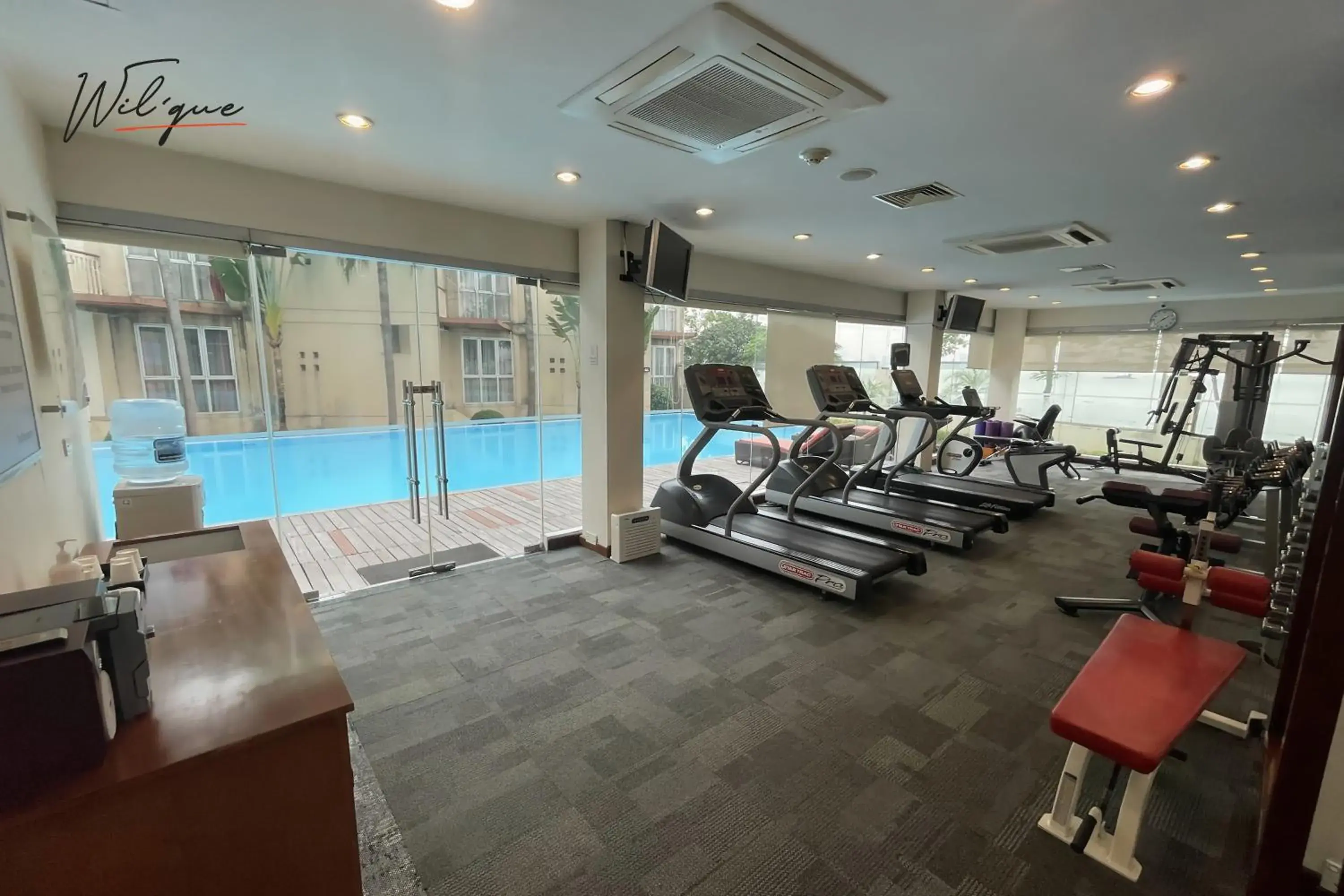Fitness centre/facilities in Wil'que Westlake Hotel & Residences Fitness centre/facilities in Wil'que Westlake Hotel & Residences