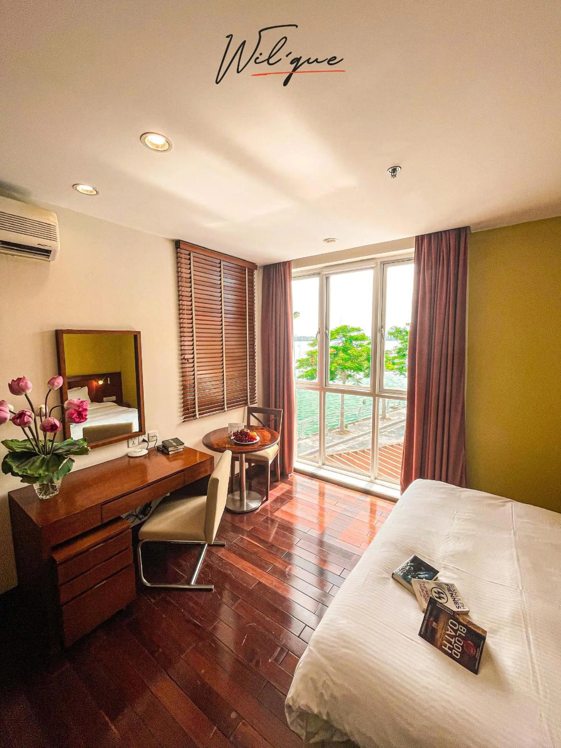 View (from property/room), Bed in Wil'que Westlake Hotel & Residences