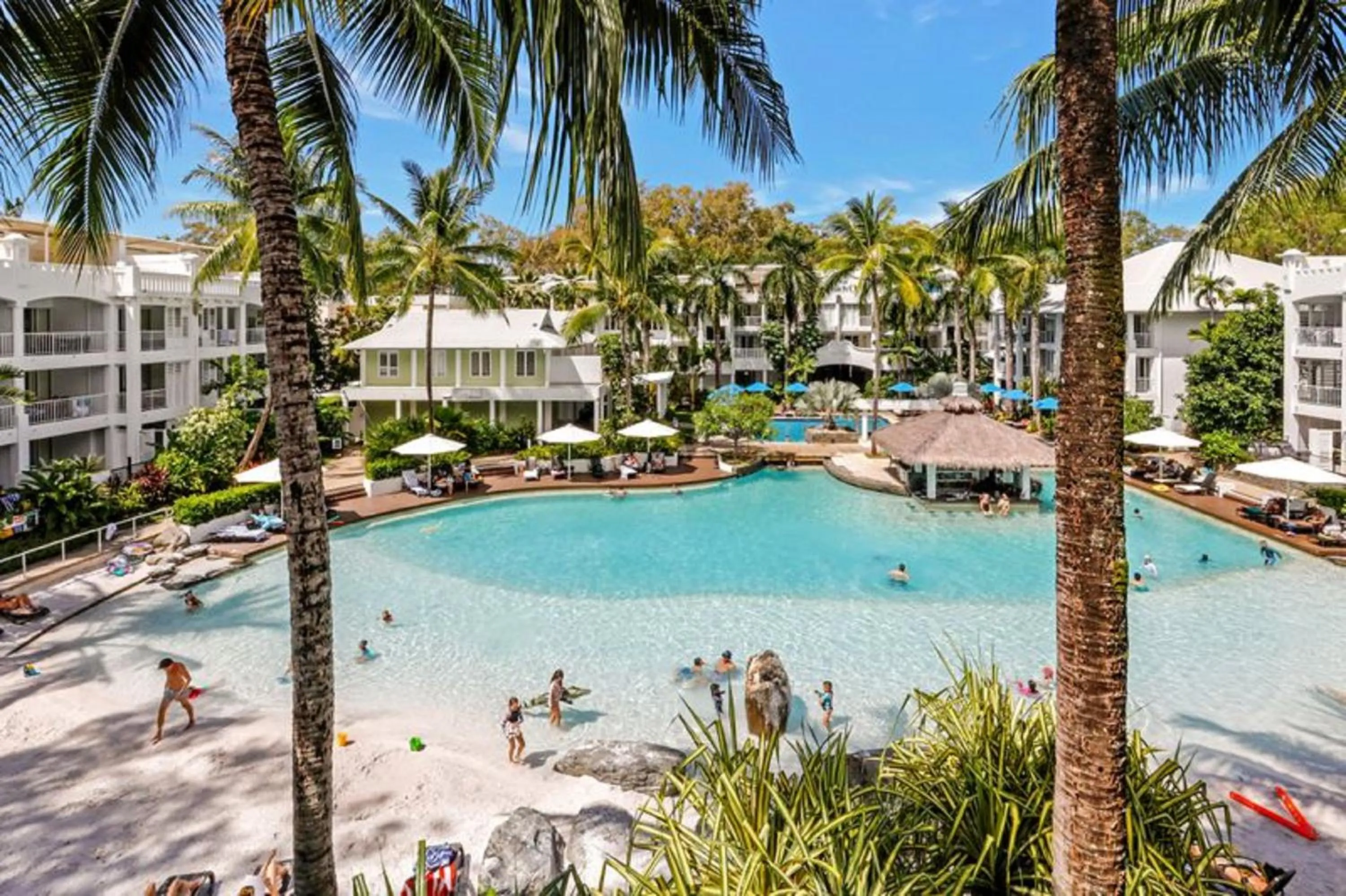 Pool view in Beach Club Palm Cove 2 Bedroom Luxury Penthouse