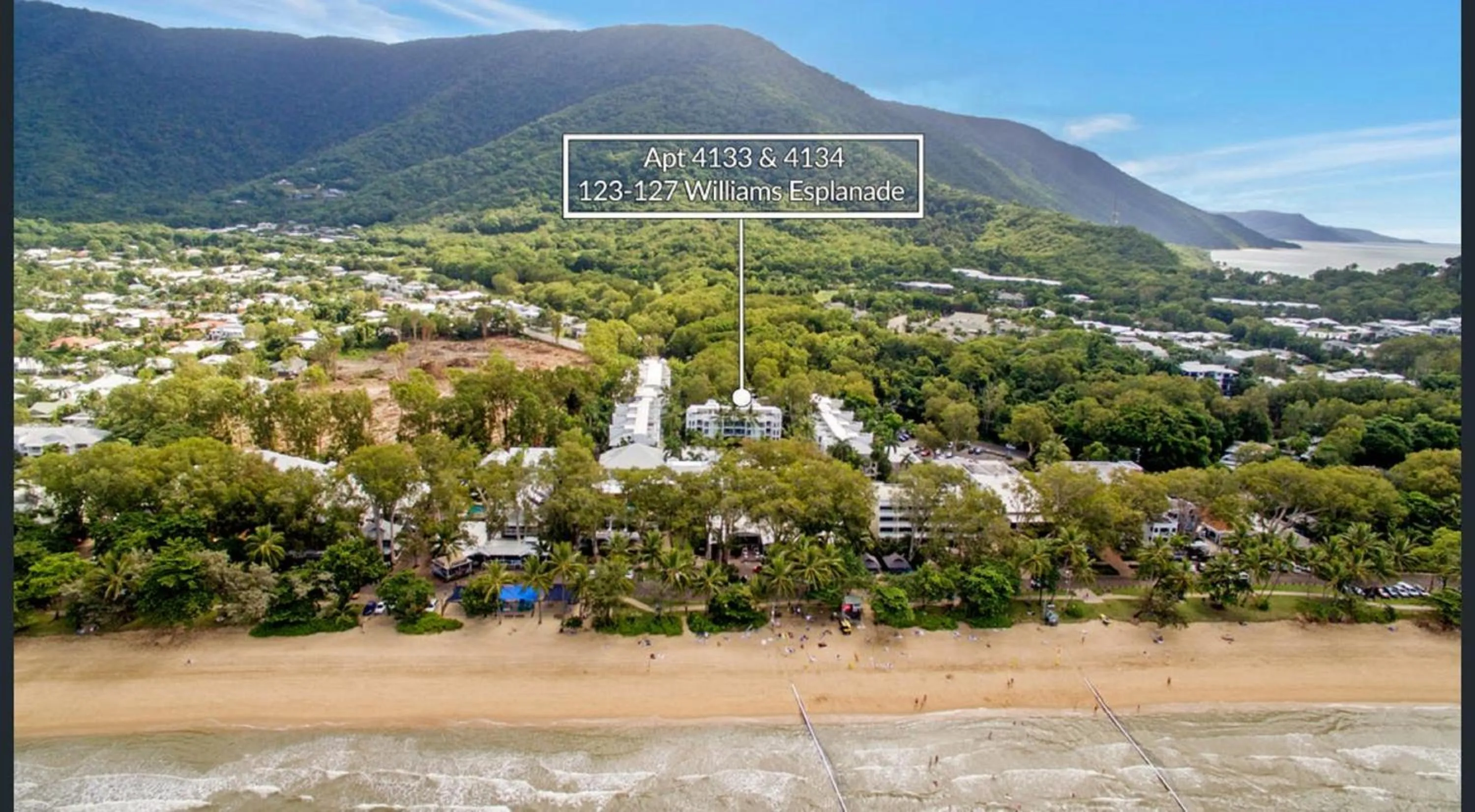 Bird's eye view in Beach Club Palm Cove 2 Bedroom Luxury Penthouse