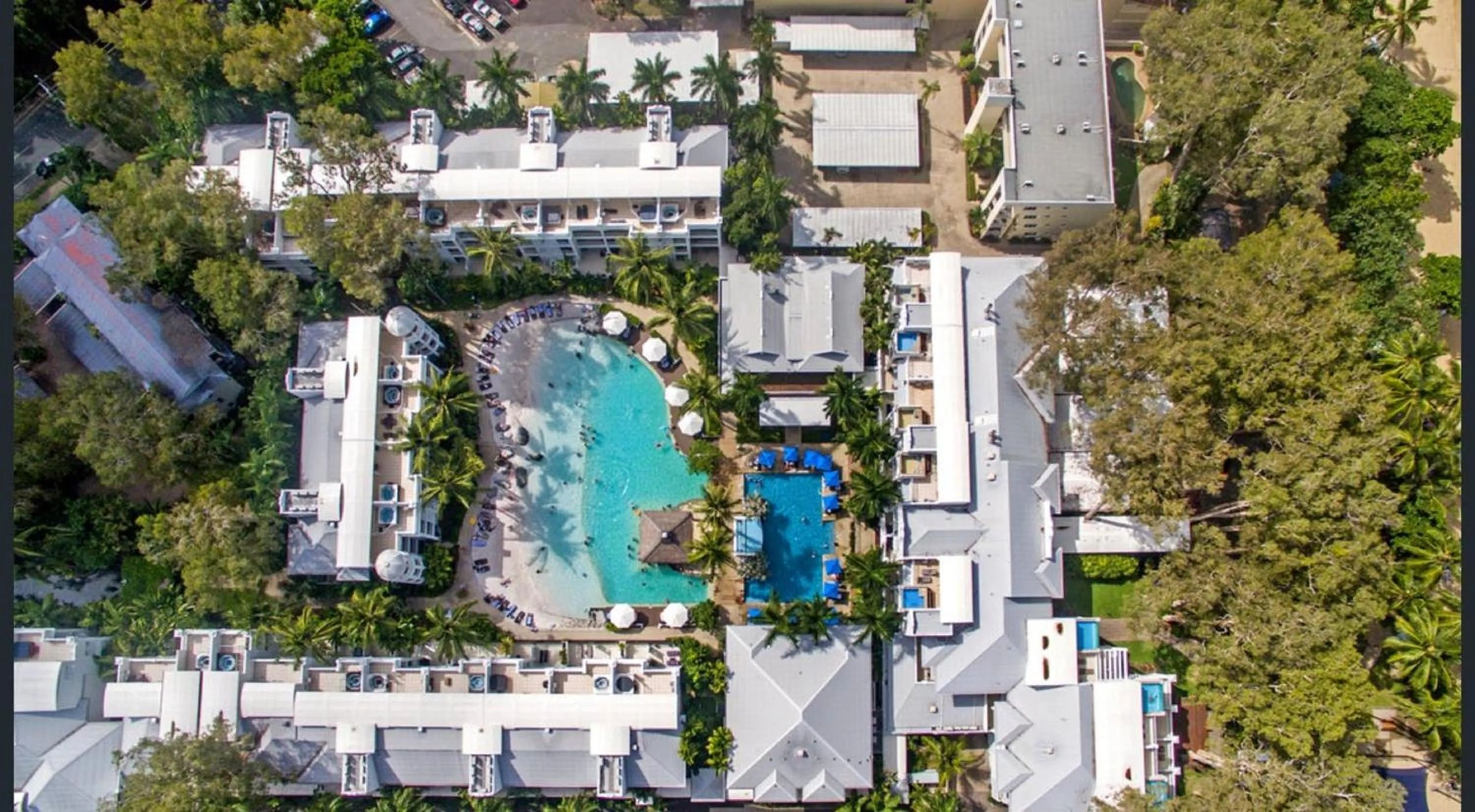 Bird's eye view in Beach Club Palm Cove 2 Bedroom Luxury Penthouse