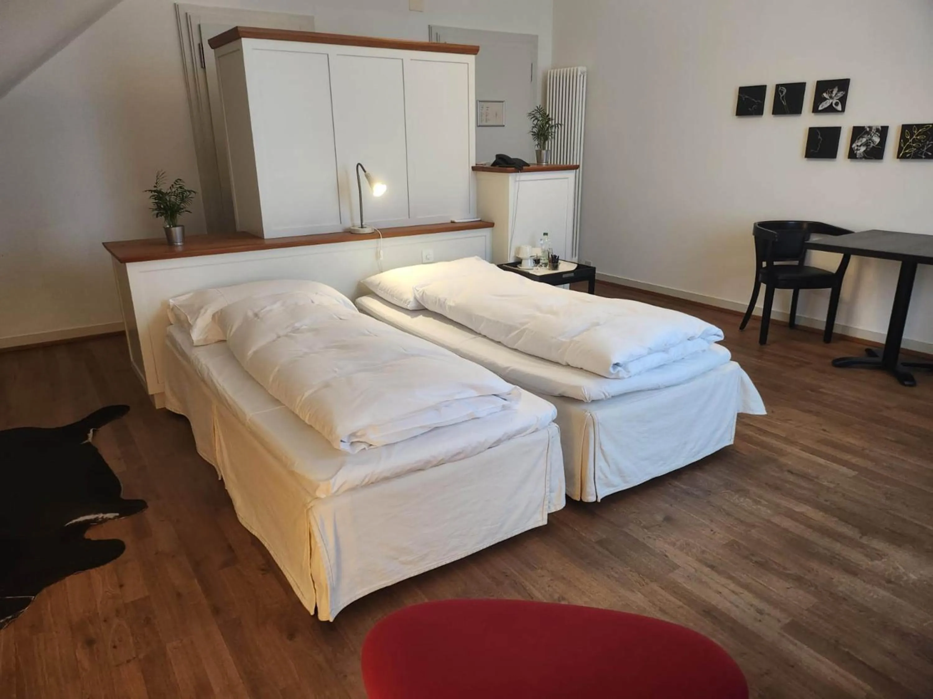 Bedroom, Bed in Hotel im Schlosspark