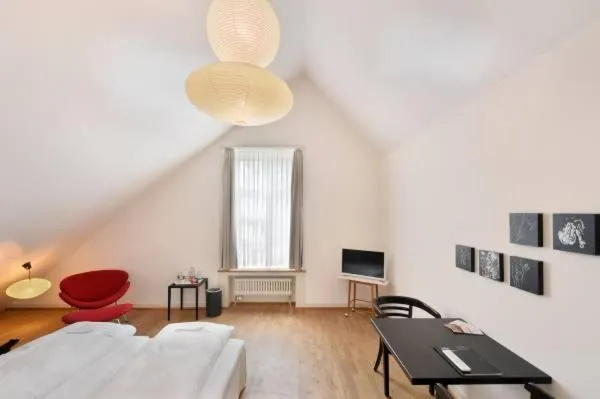 Bed in Hotel im Schlosspark