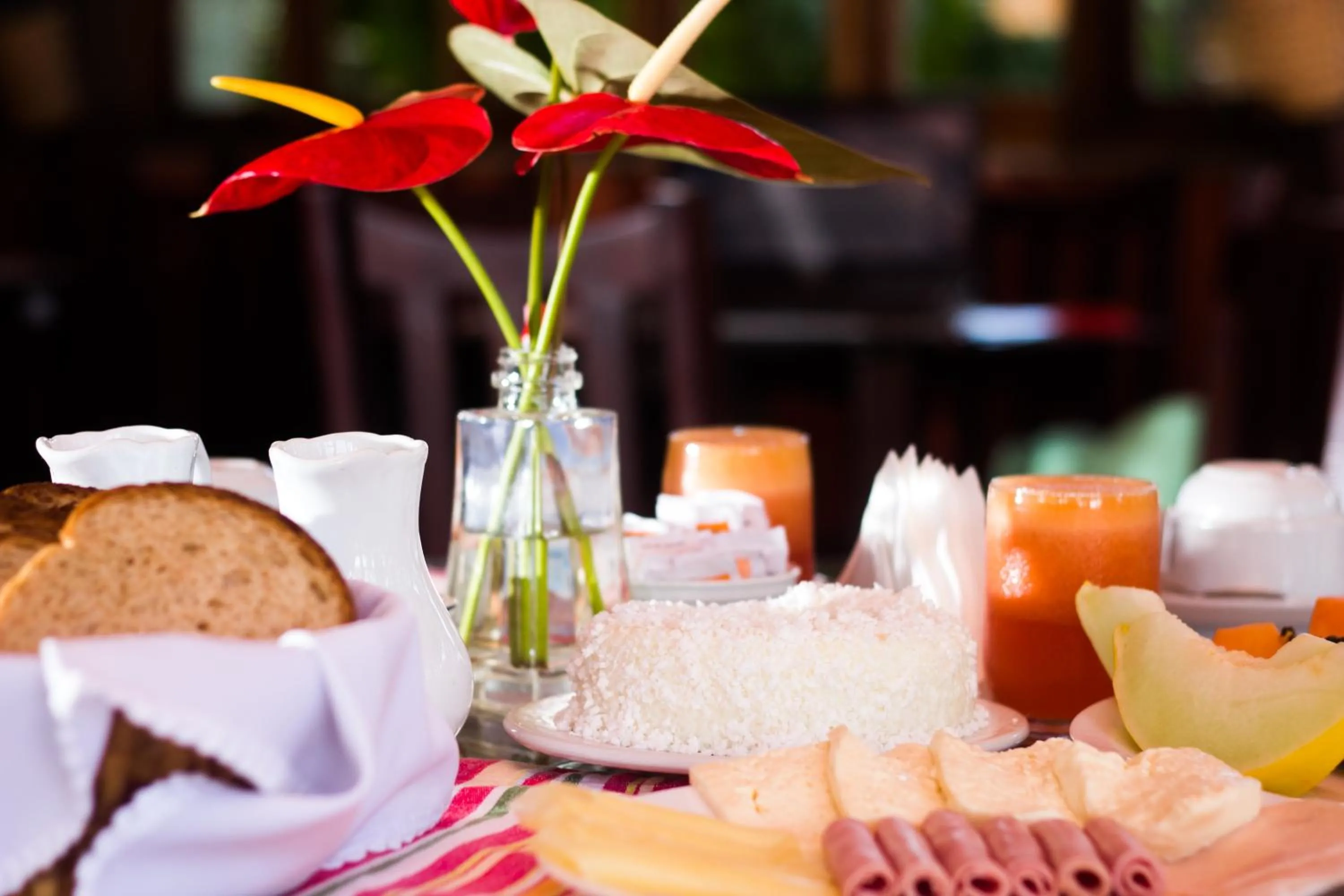 Food and drinks in Pousada da Mata
