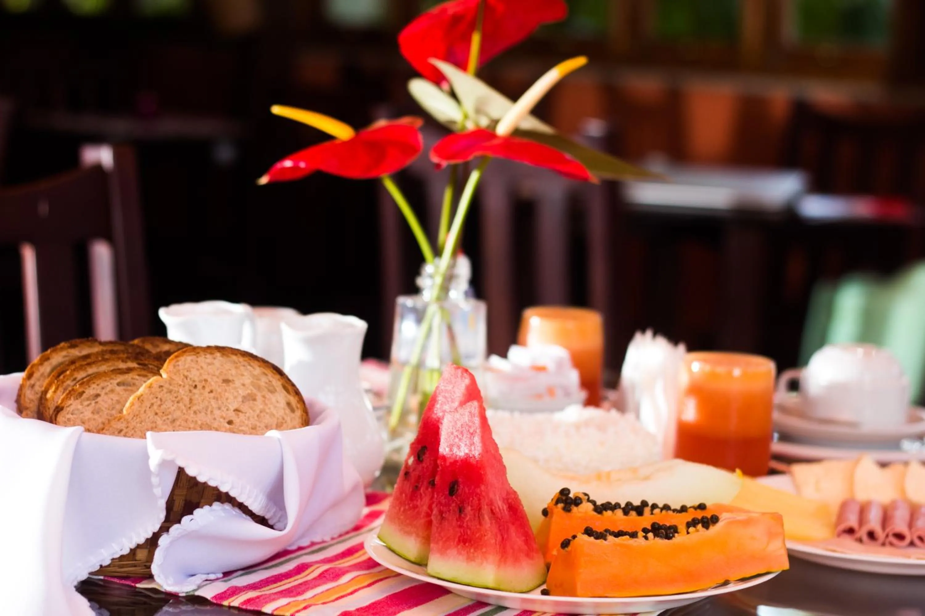 Food and drinks in Pousada da Mata
