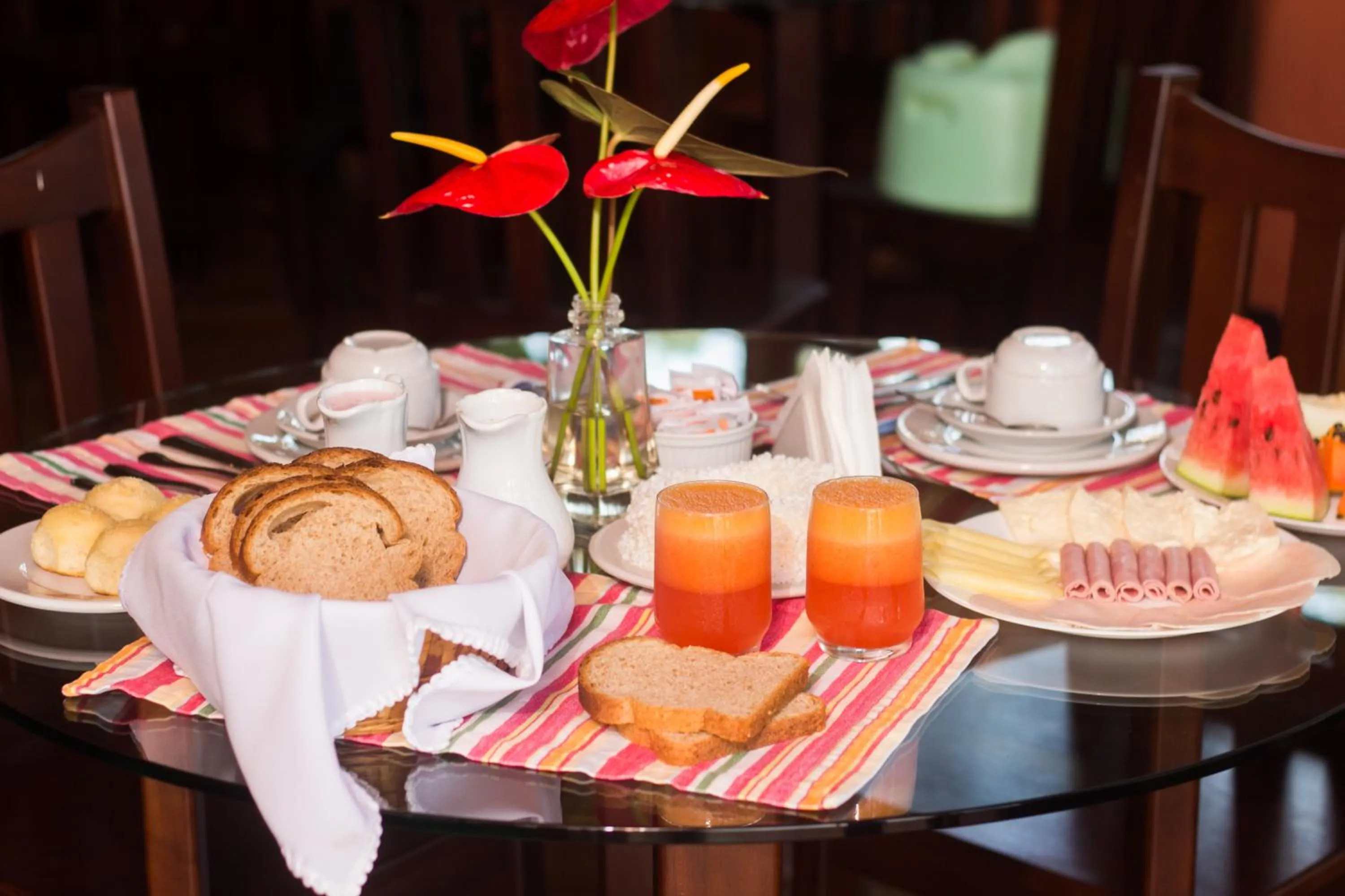 Food and drinks in Pousada da Mata