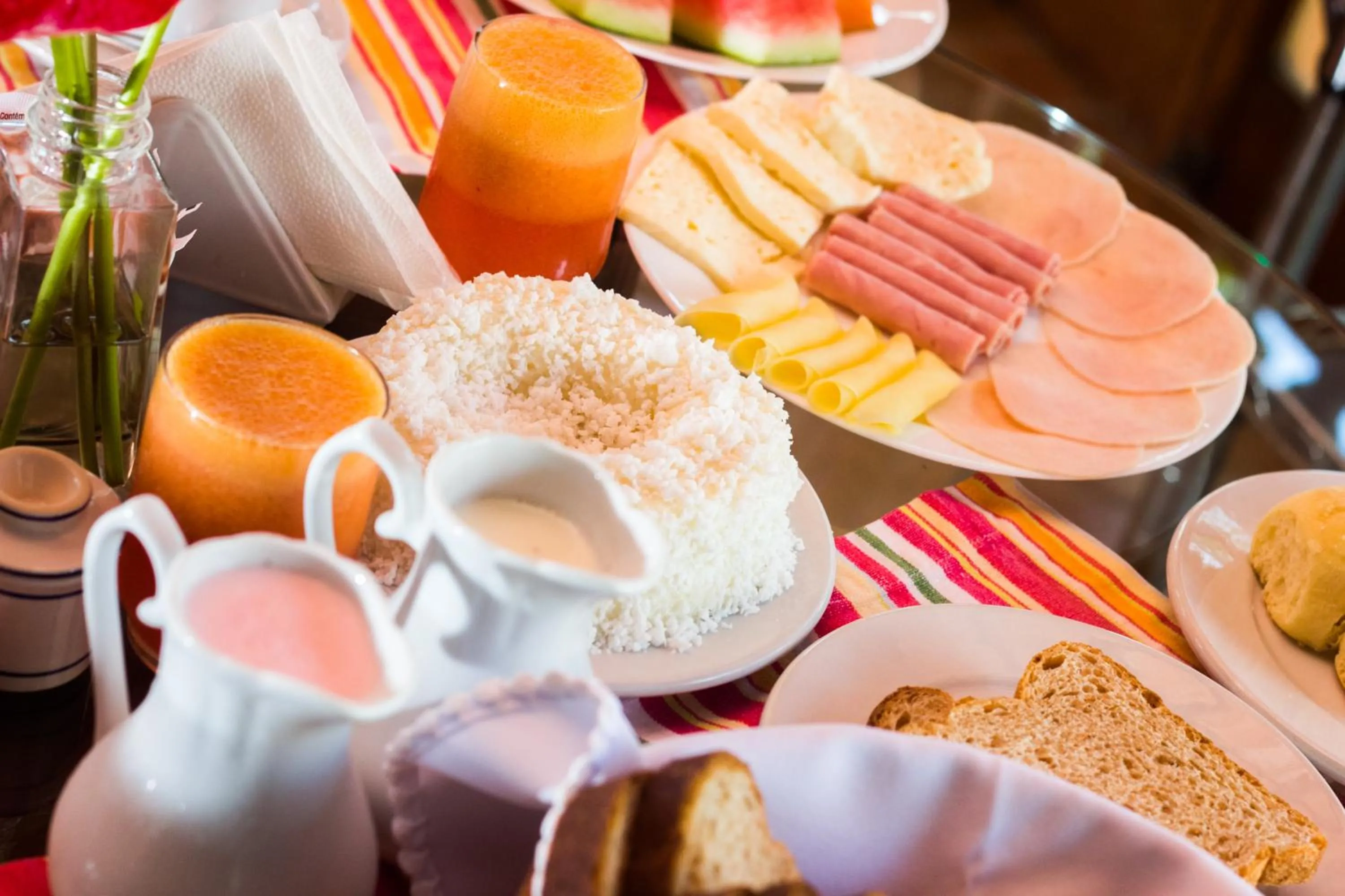 Food and drinks in Pousada da Mata