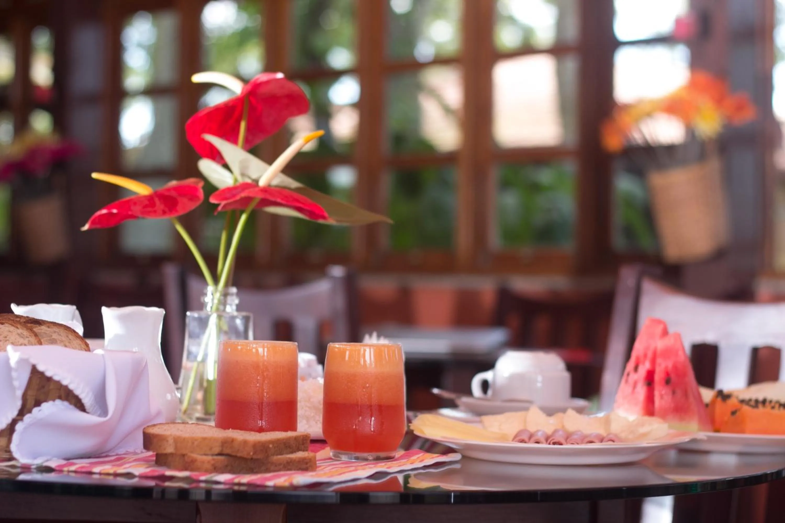 Food and drinks in Pousada da Mata