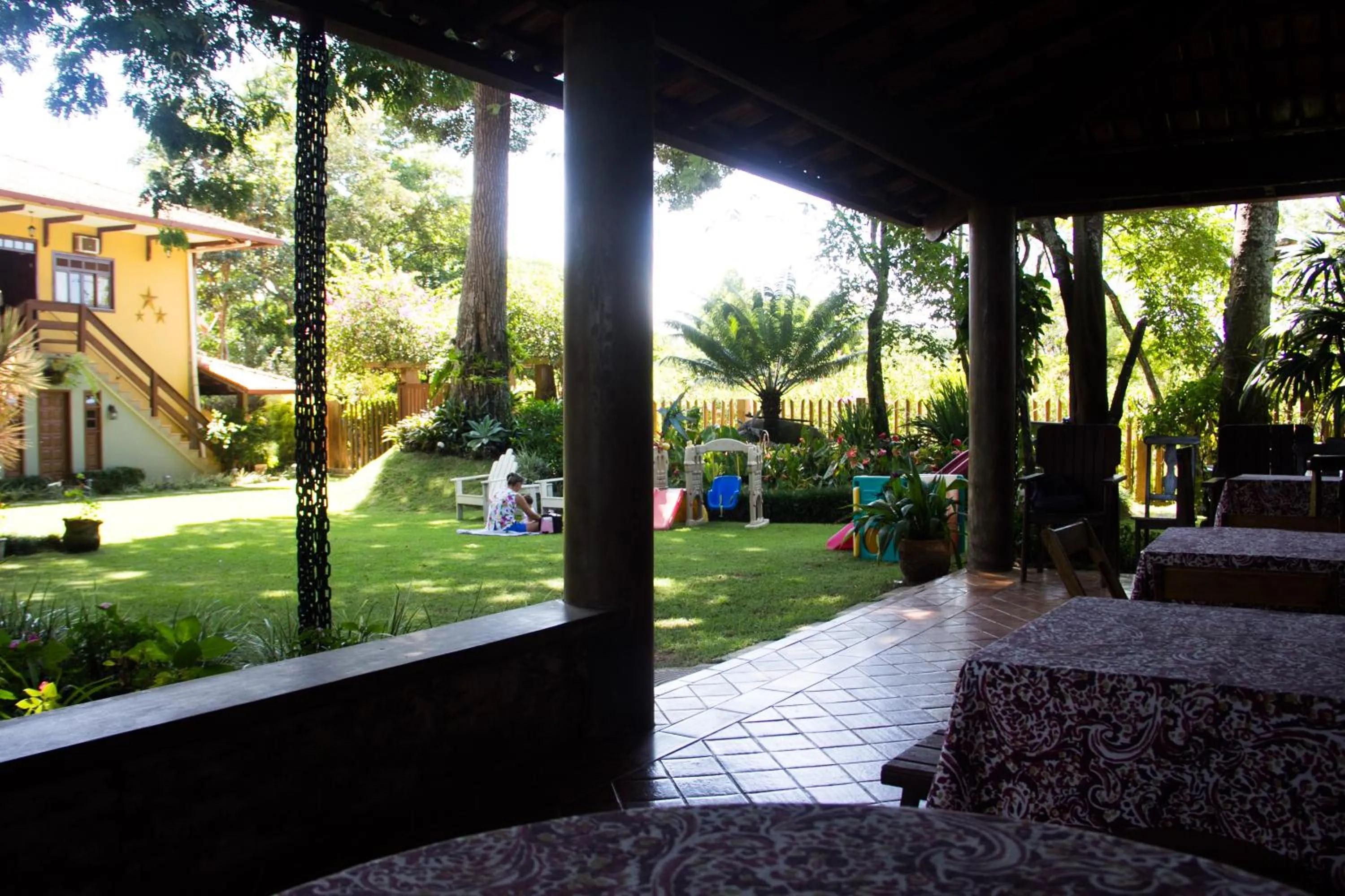 BBQ facilities in Pousada da Mata