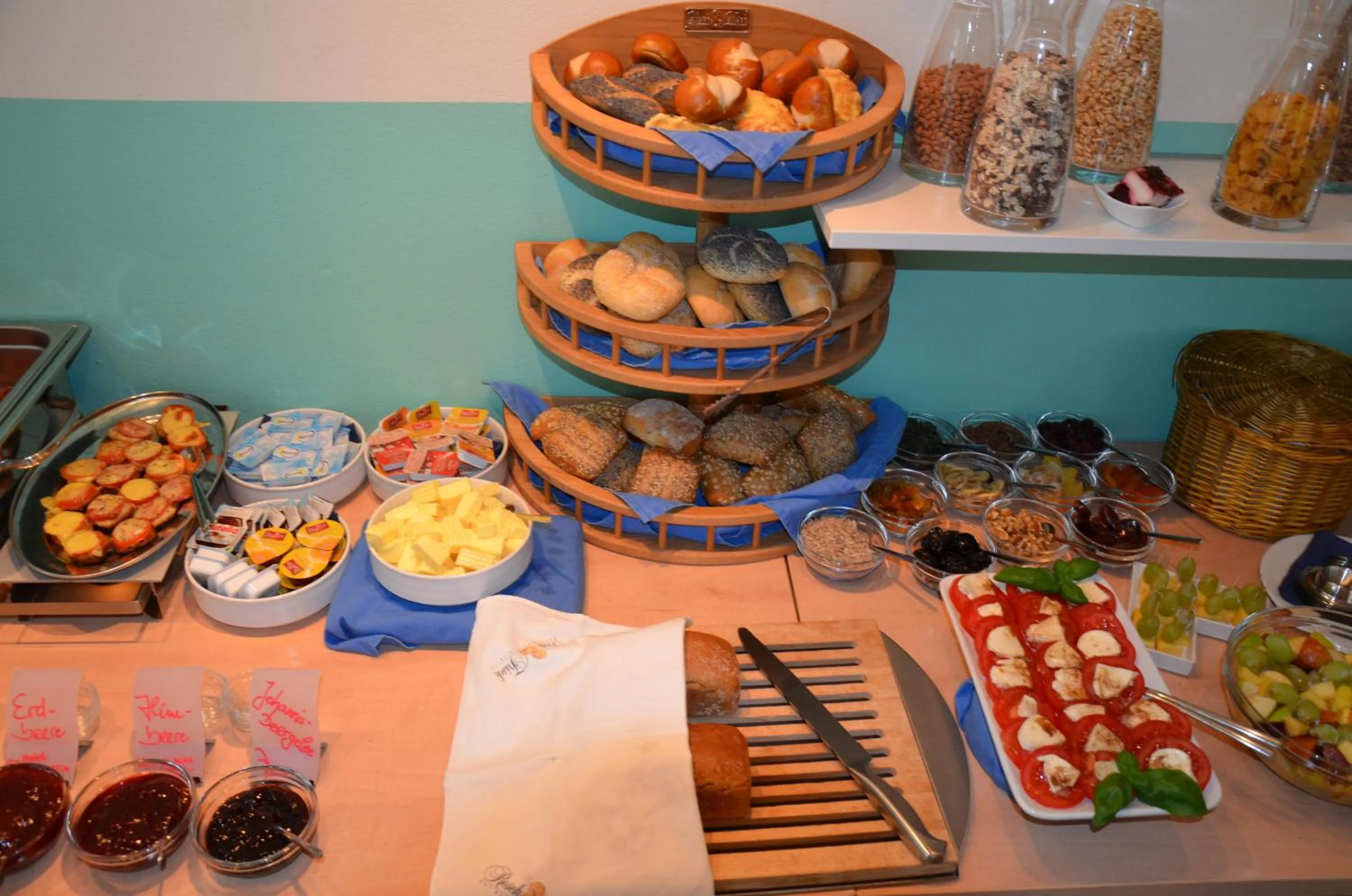 Buffet breakfast in Hotel Aquamarin