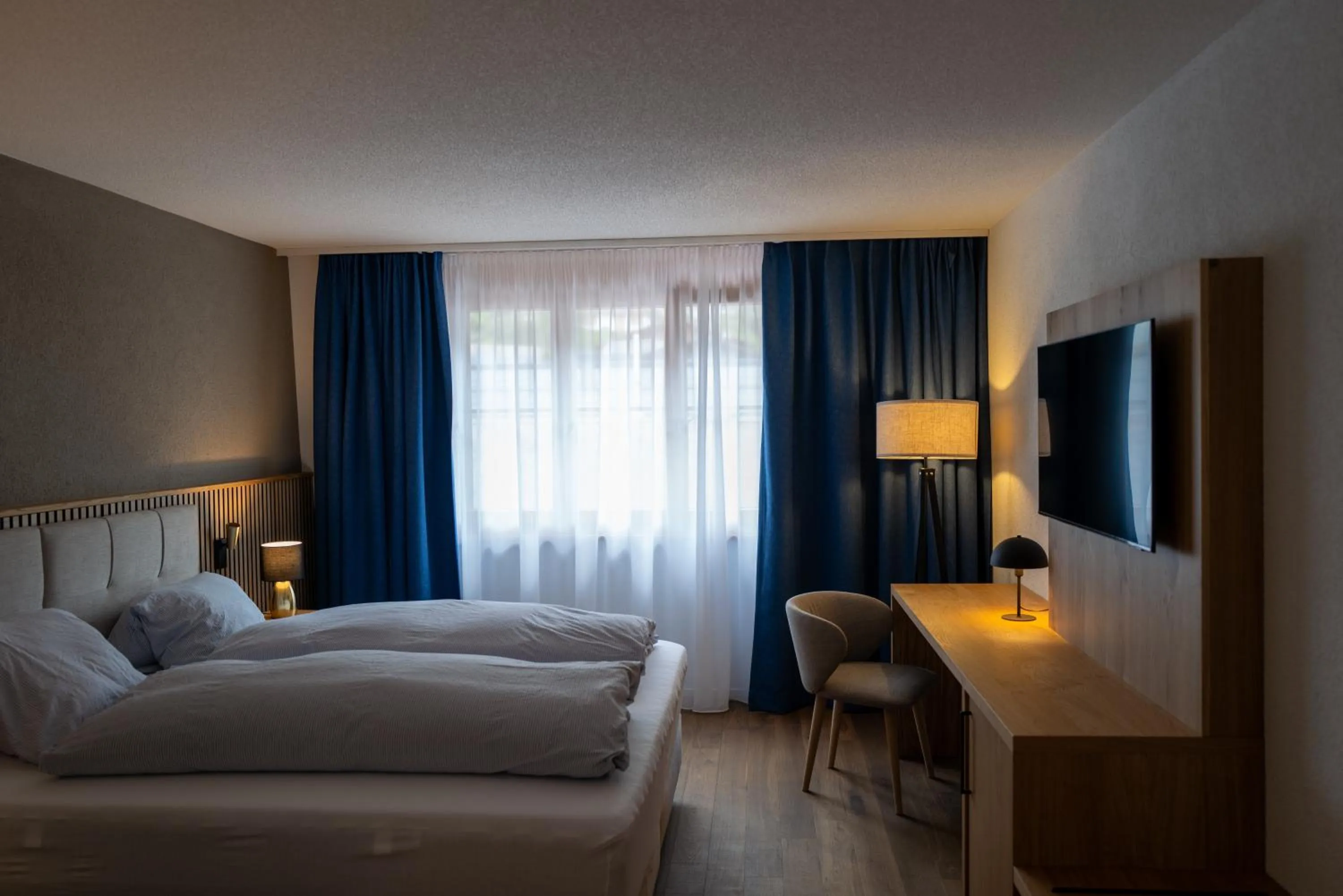 Bed in Hotel Viktoria Eden