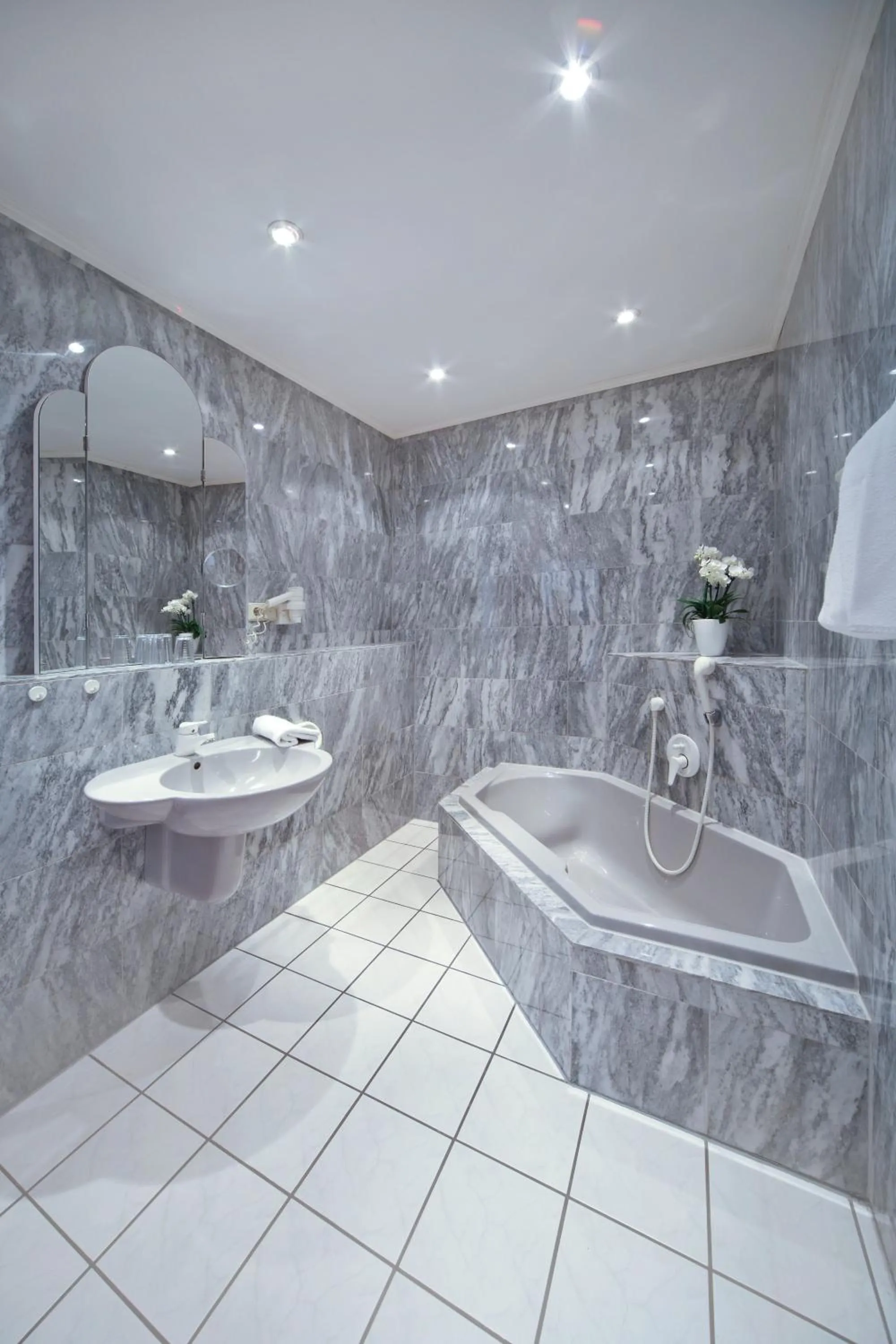 Bathroom in Waldhotel Bächlein