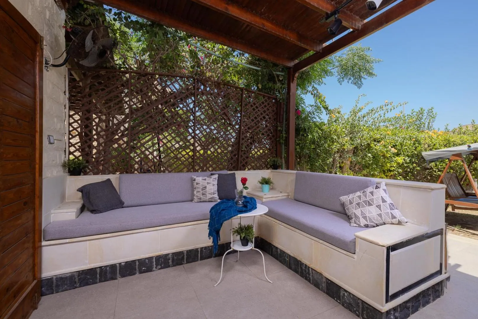 Balcony/Terrace in Marina Resort New Alamein By Seven Seasons