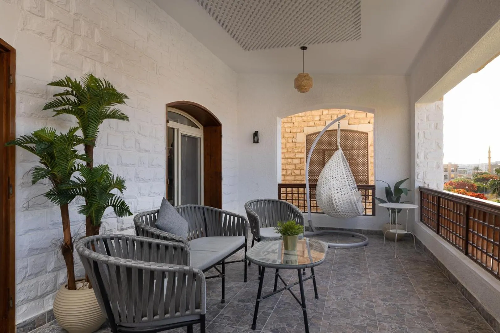 Patio in Marina Resort New Alamein By Seven Seasons