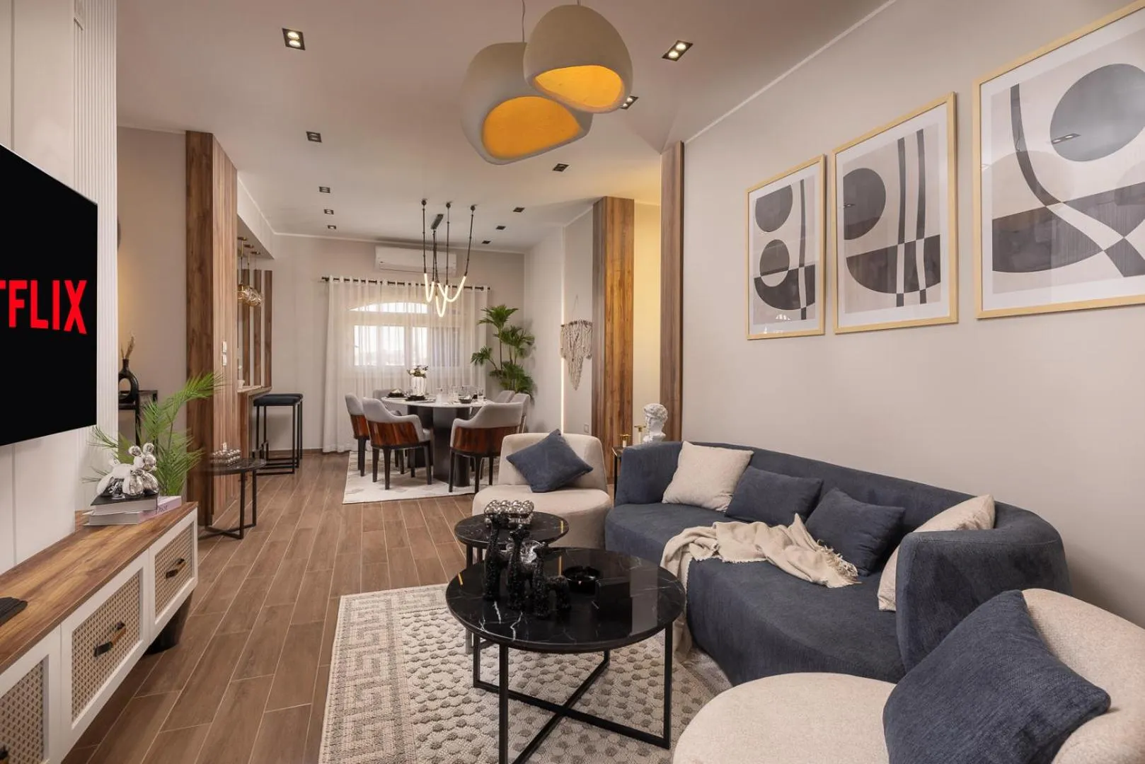 TV and multimedia in Marina Resort New Alamein By Seven Seasons