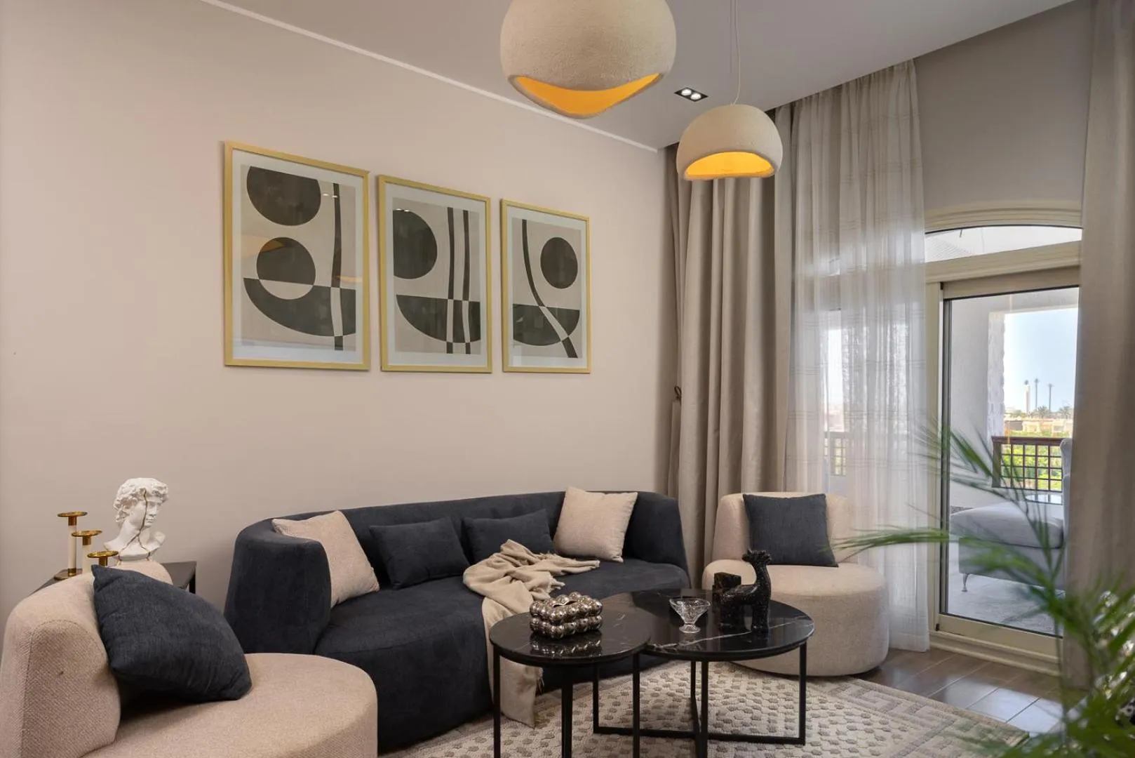 Living room in Marina Resort New Alamein By Seven Seasons